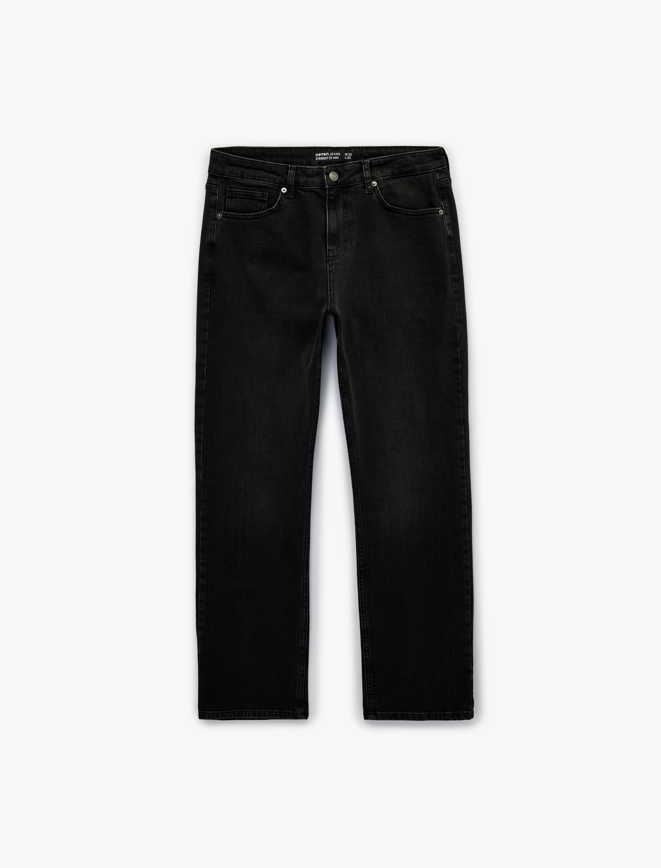   Normal Bel Pamuklu Straight Fit Jean Pantolon - Mark Jean