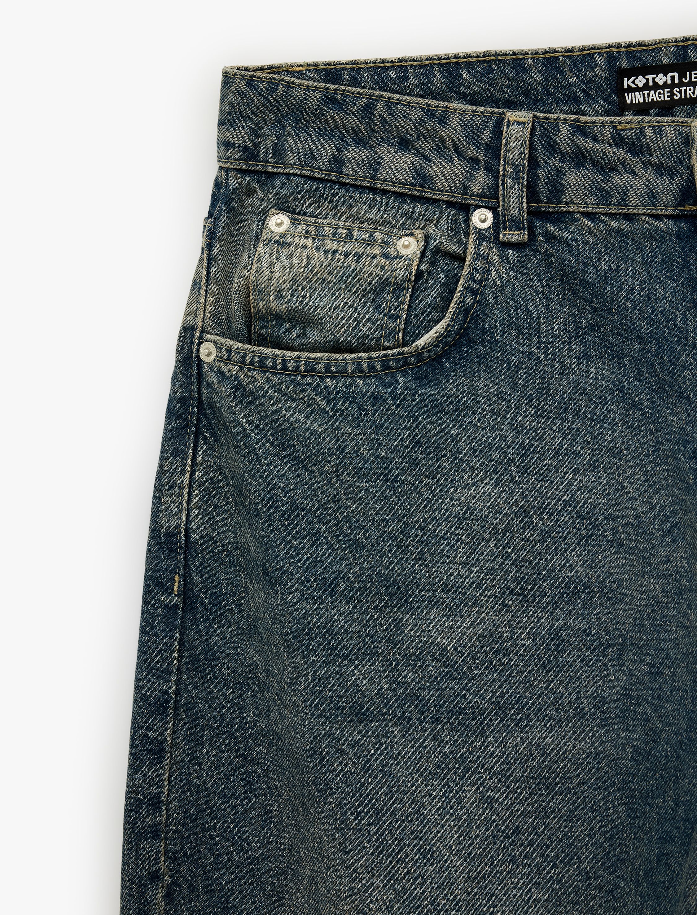   Normal Bel Vintage Straight Fit Jean Pantolon