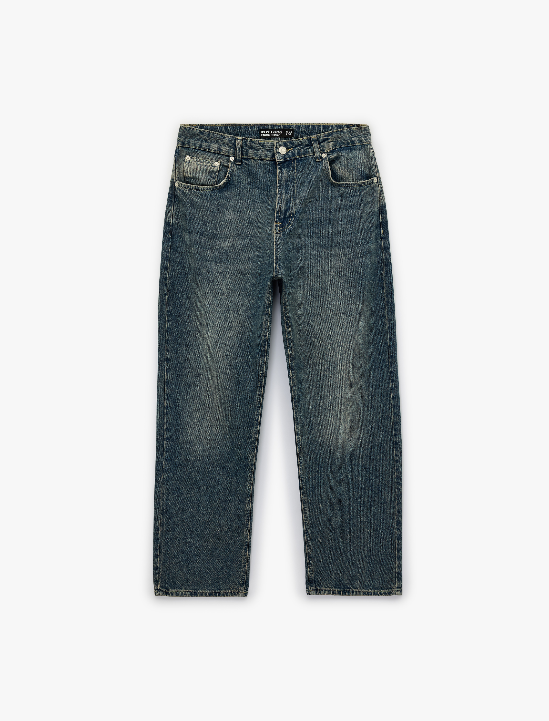   Normal Bel Vintage Straight Fit Jean Pantolon