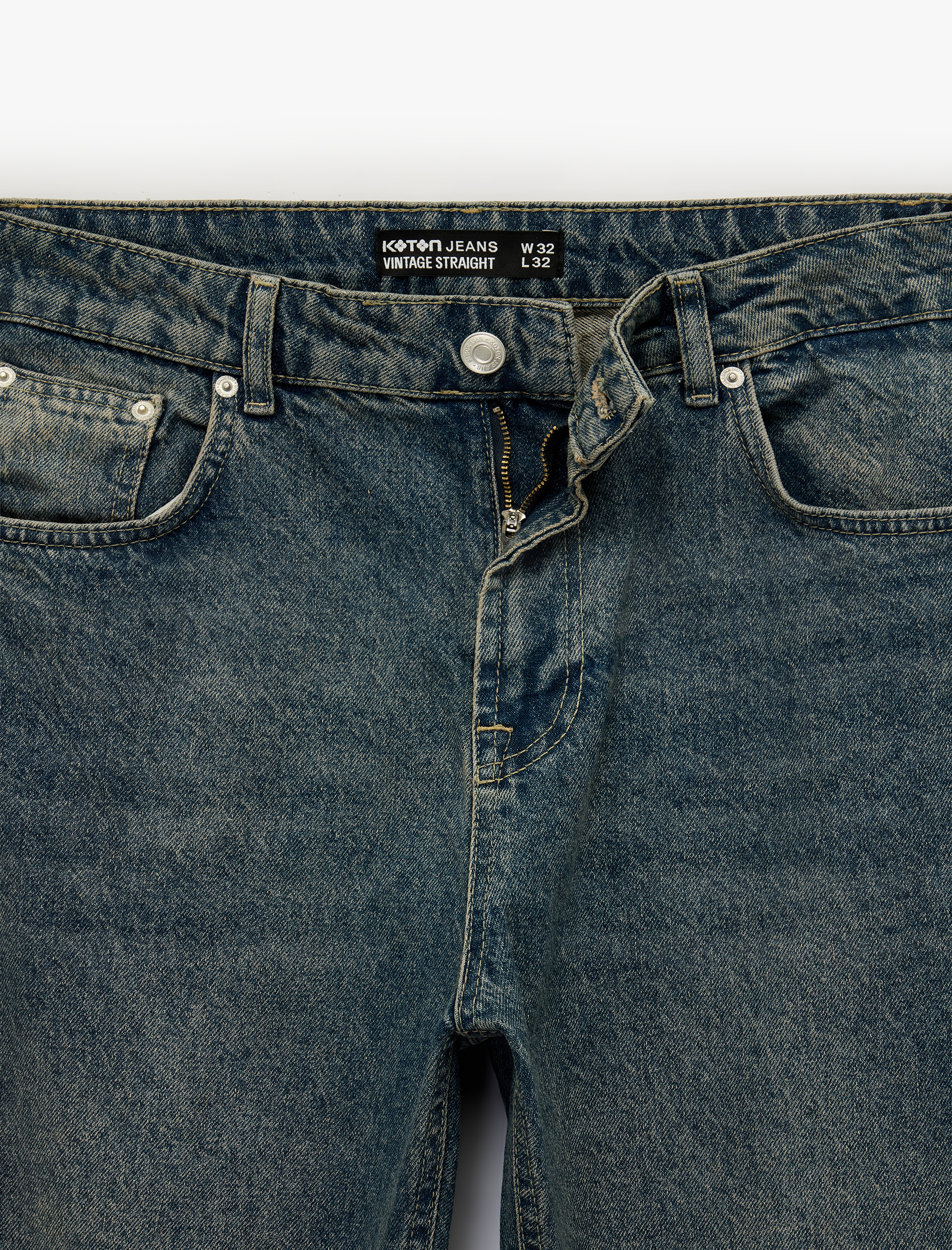   Normal Bel Vintage Straight Fit Jean Pantolon