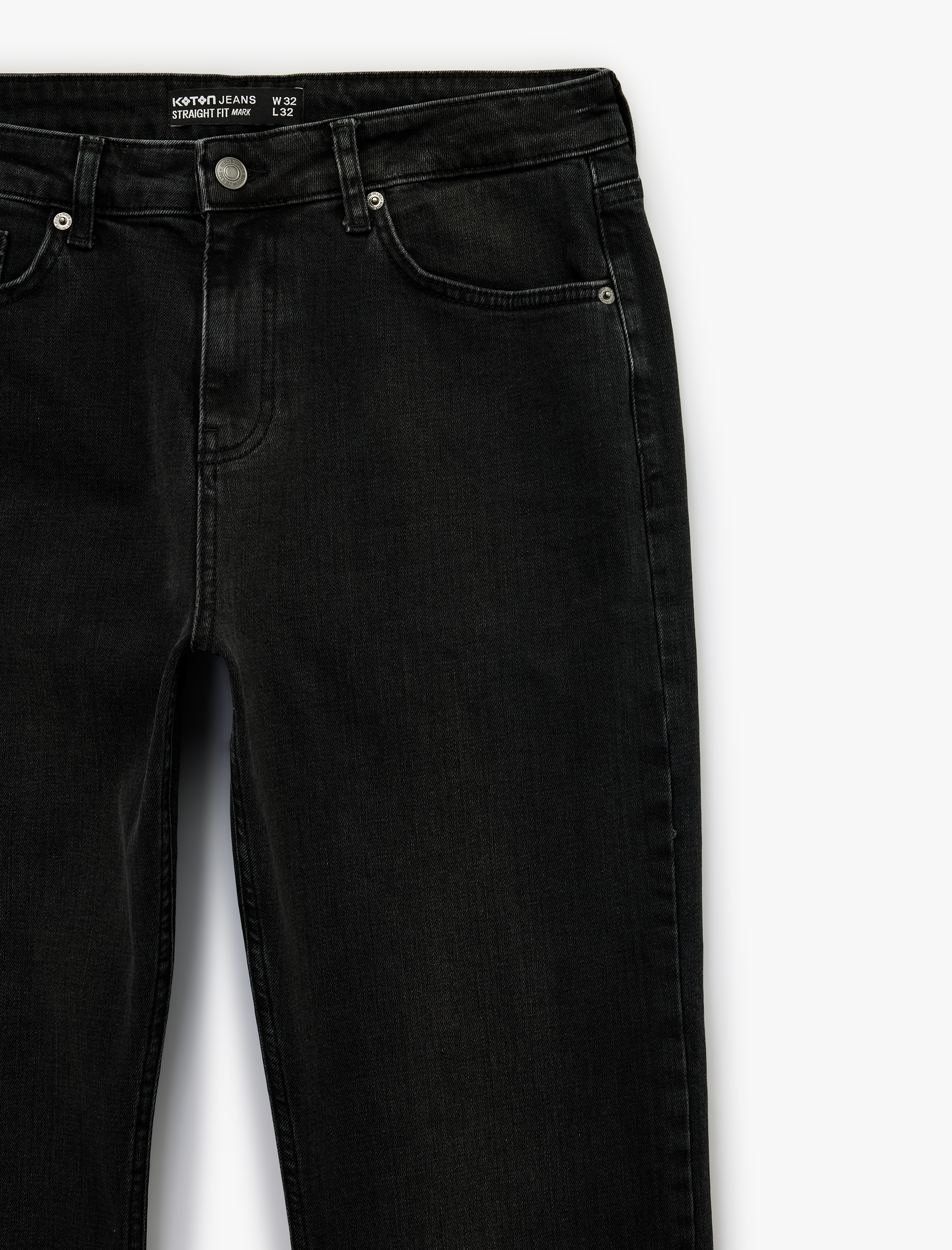   Normal Bel Pamuklu Straight Fit Jean Pantolon - Mark Jean