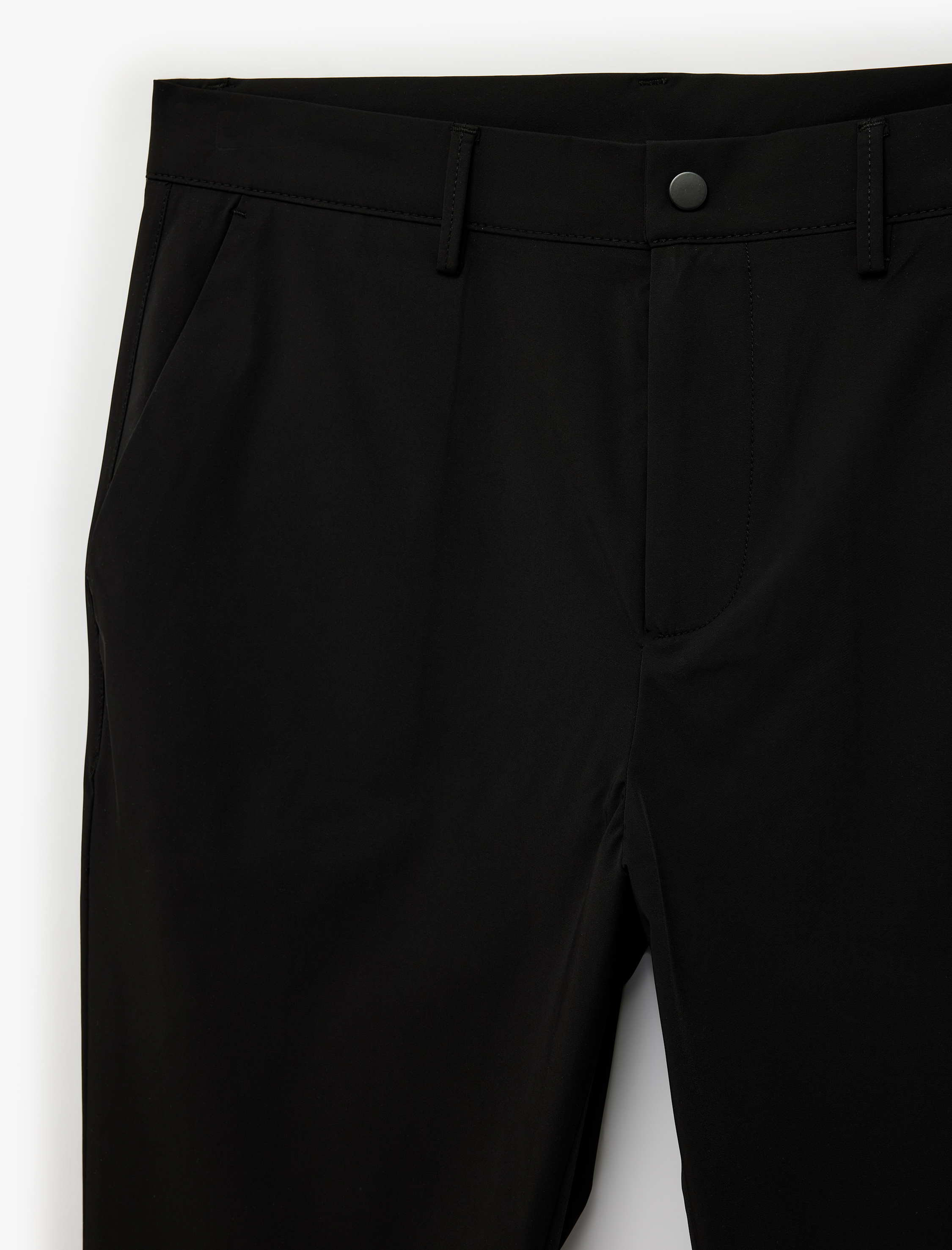   Normal Bel Cepli Slim Fit Düğmeli Kumaş Pantolon