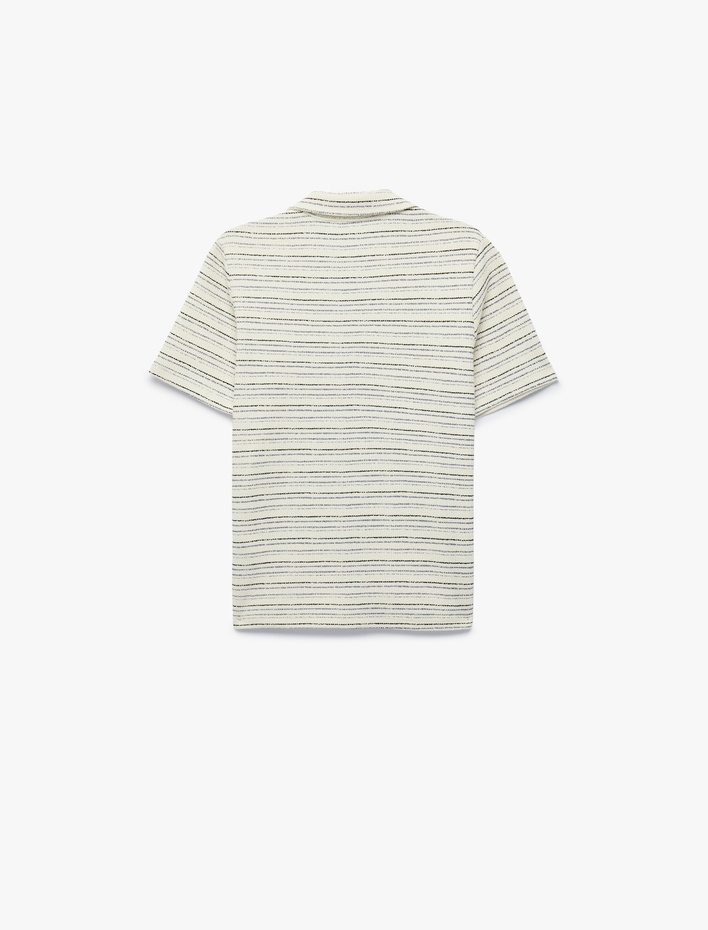 Erkek Çocuk Pamuklu Kısa Kollu Düğmeli Polo Yaka Tişört