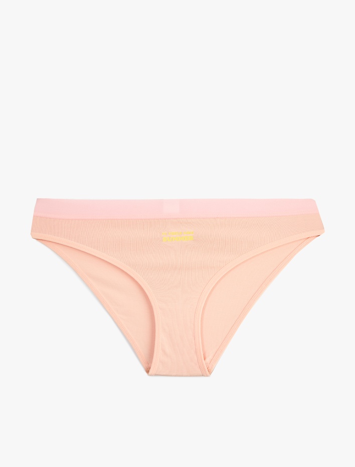  Rahat Kalıp Pamuklu Baskılı Brief Külot