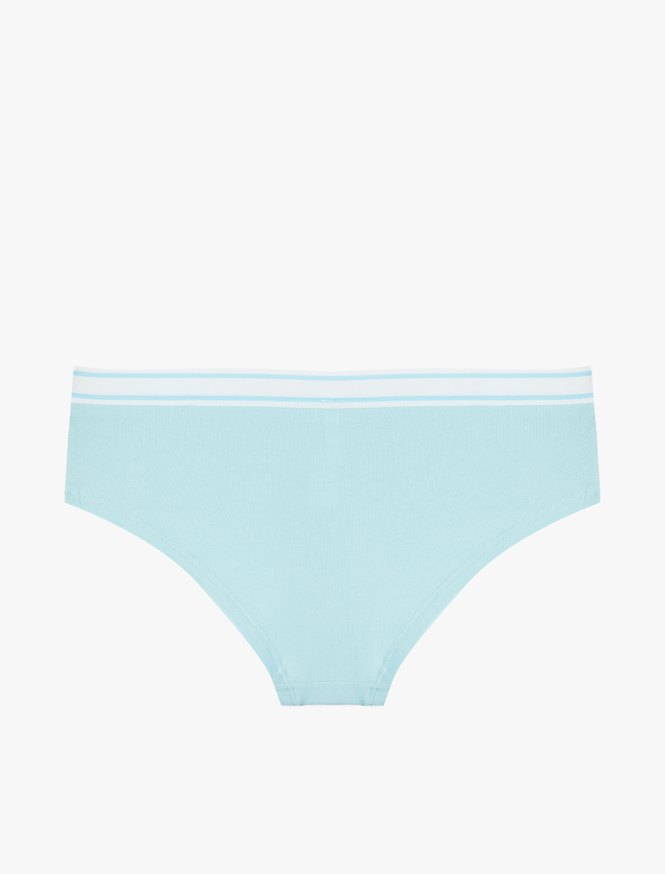   Yüksek Bel Pamuklu Baskılı Hipster Külot