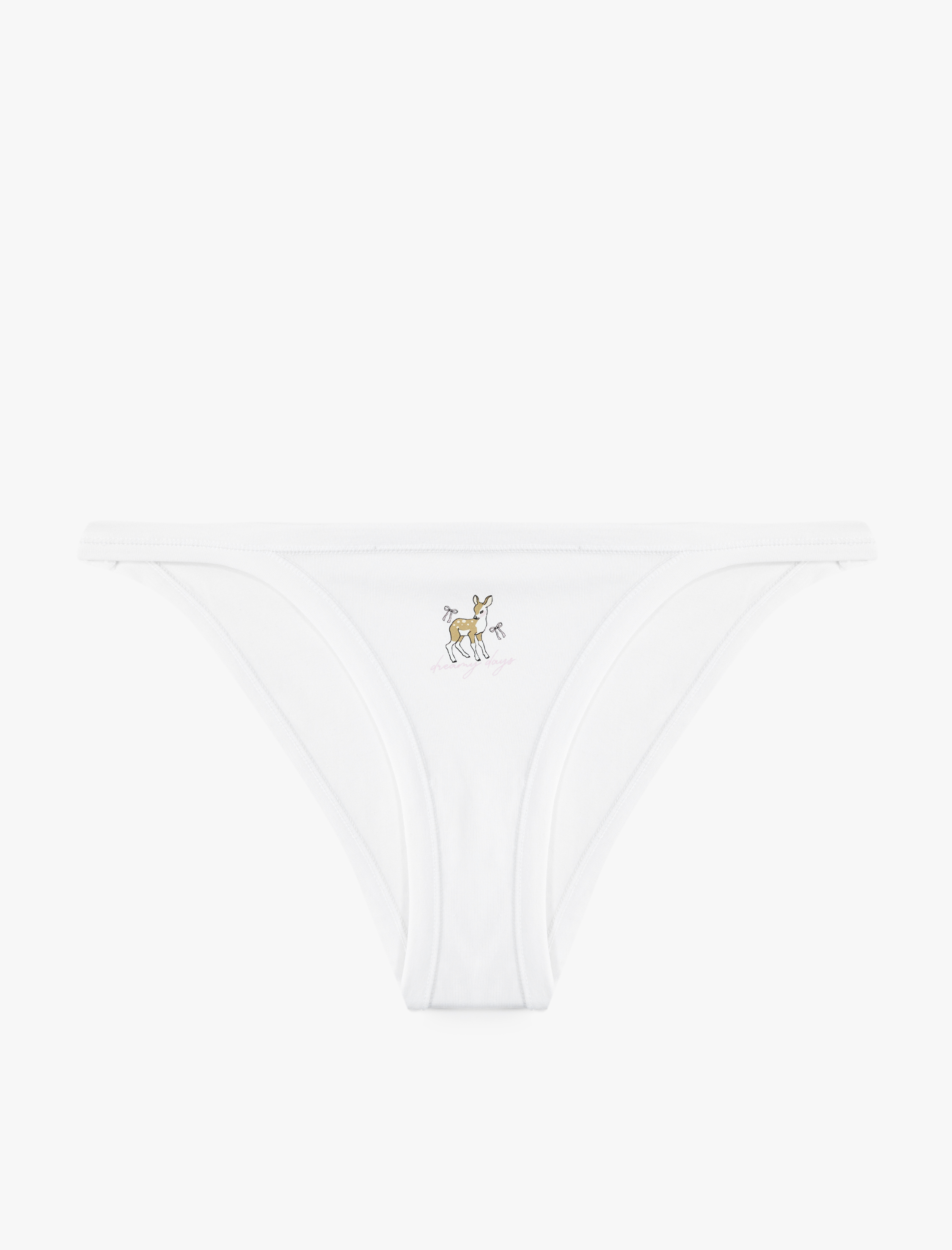   Rahat Kalıp Pamuklu Baskılı Brazilian Külot