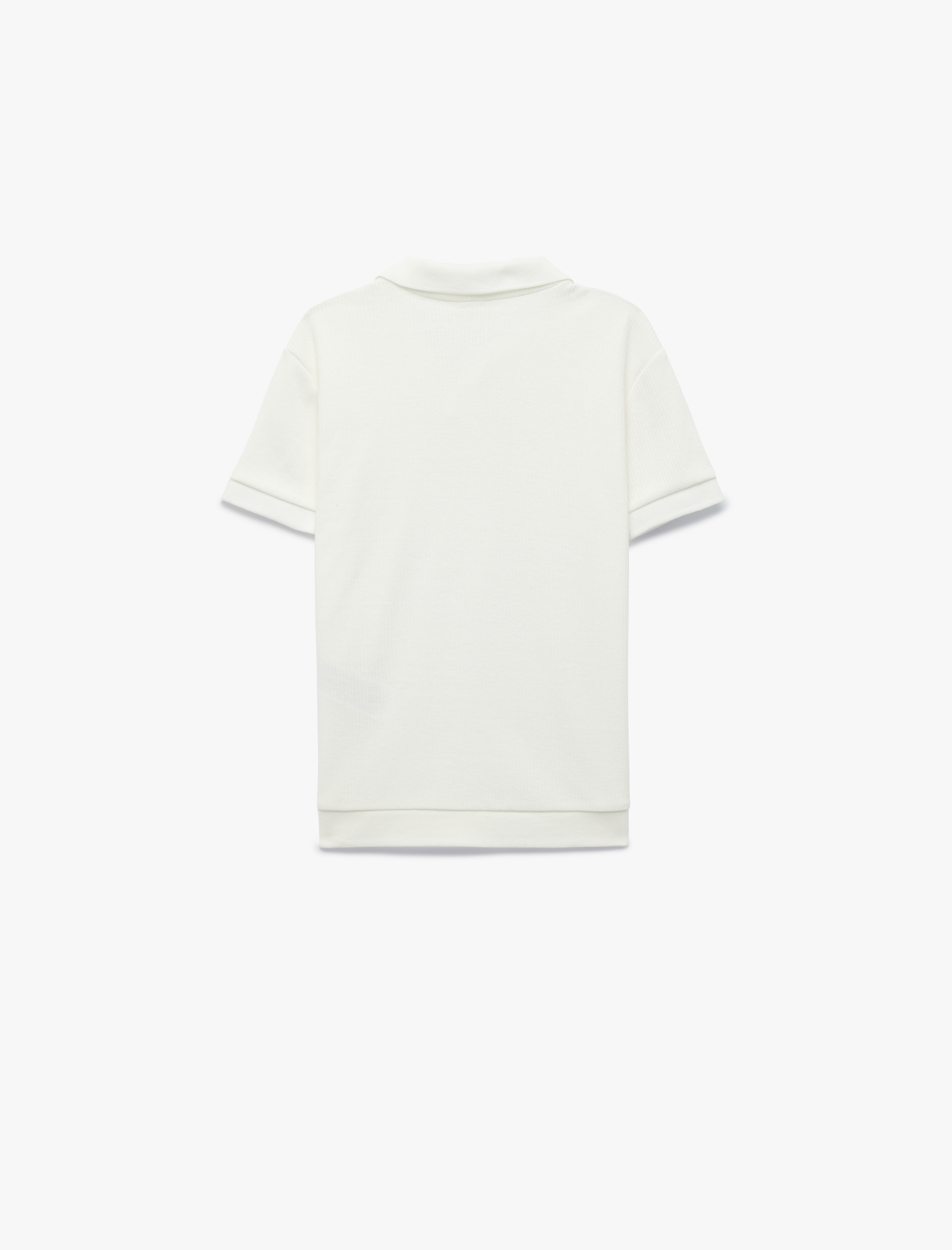  Erkek Çocuk Pamuklu Kısa Kollu Polo Yaka Tişört