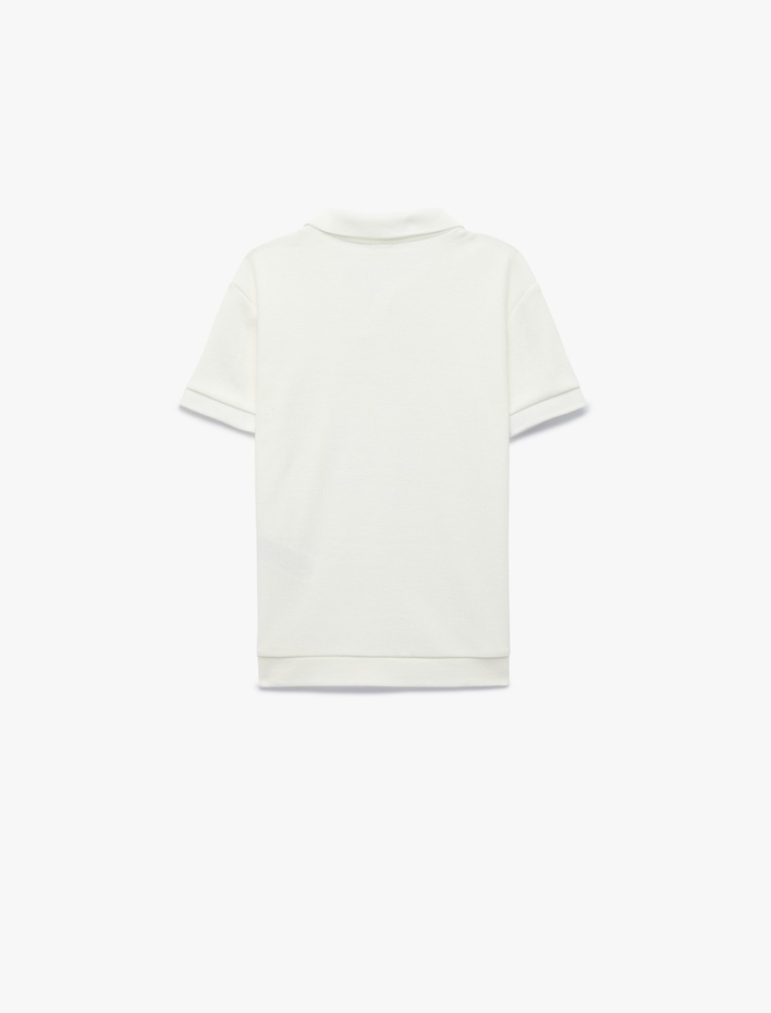 Erkek Çocuk Pamuklu Kısa Kollu Polo Yaka Tişört