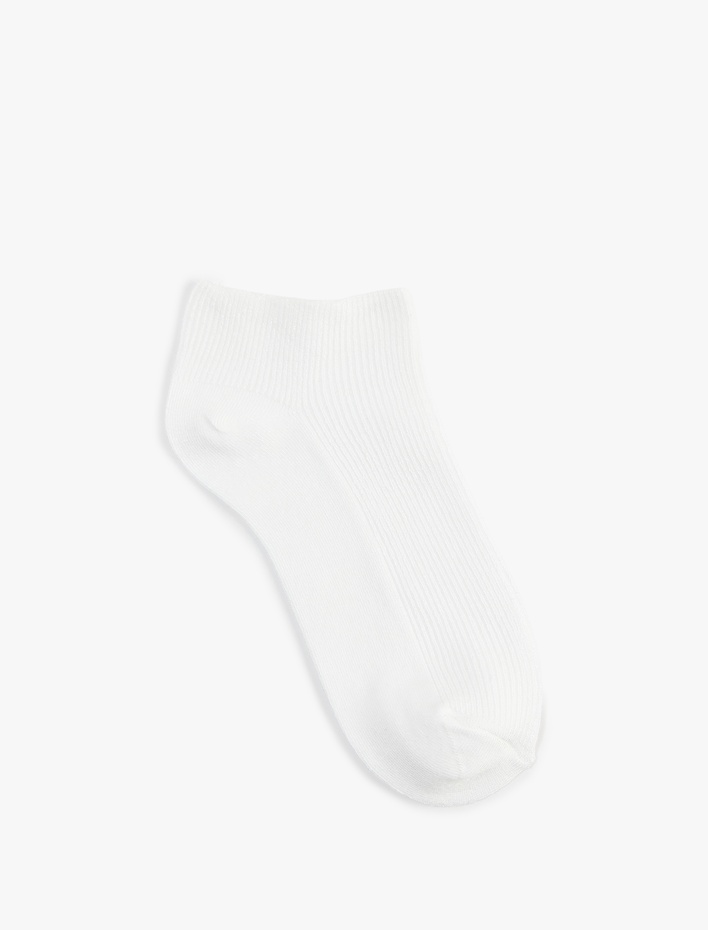 Kadın 4'lü Viskon Bambu Patik Çorap Seti