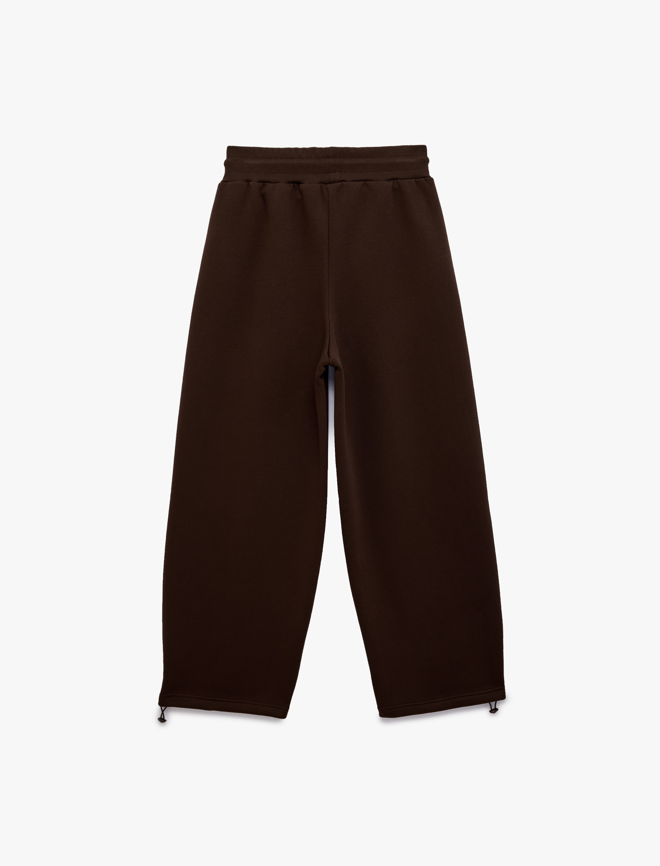   Üç İplik Şardonlu Cepli Beli Bağcıklı Jogger Eşofman Altı