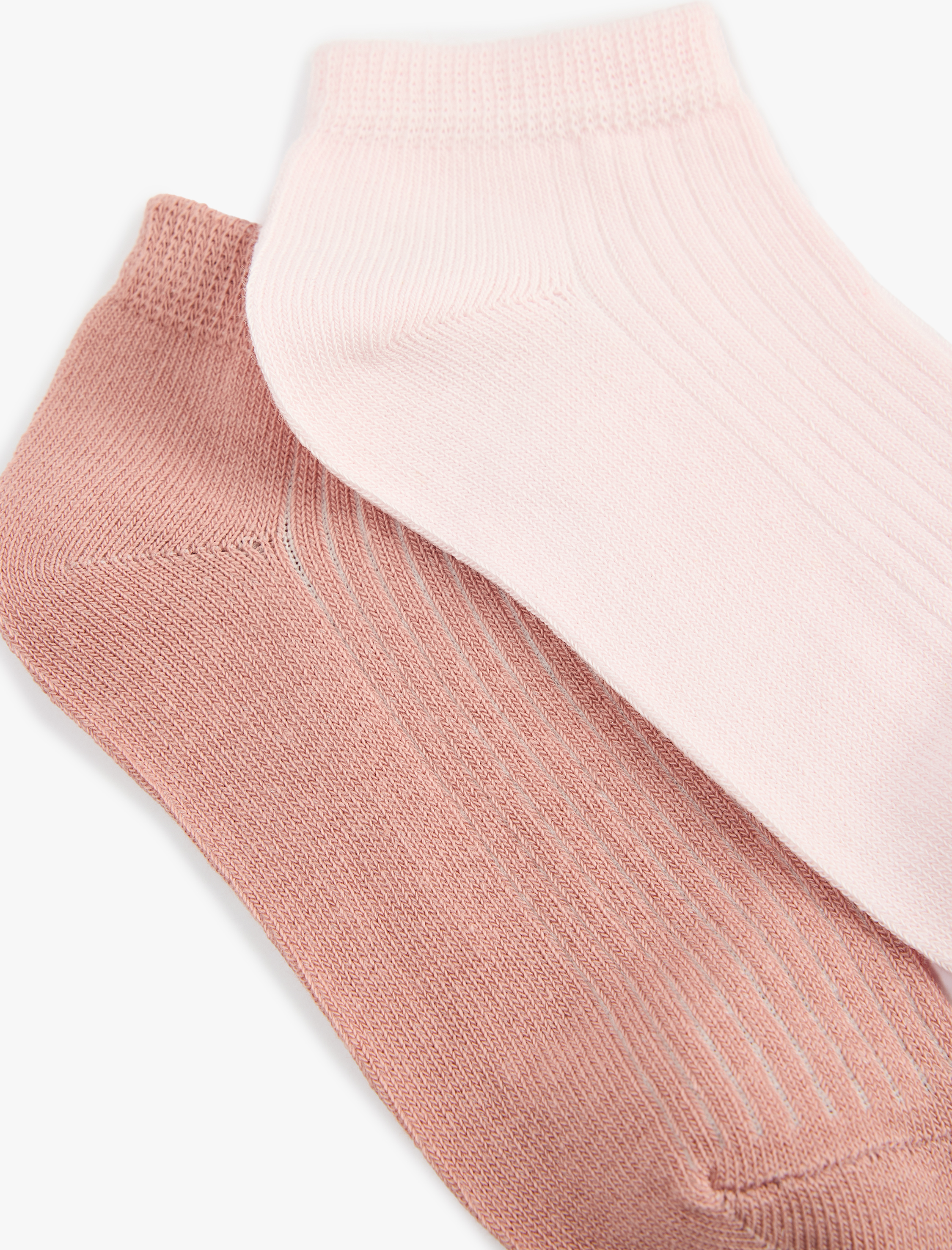  Kız Çocuk Pamuklu 2'li Patik Çorap Seti