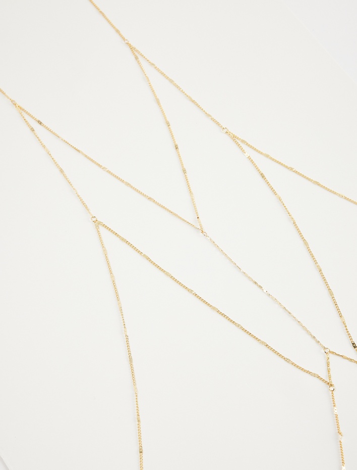 Kadın Zincir Vücut Kolyesi