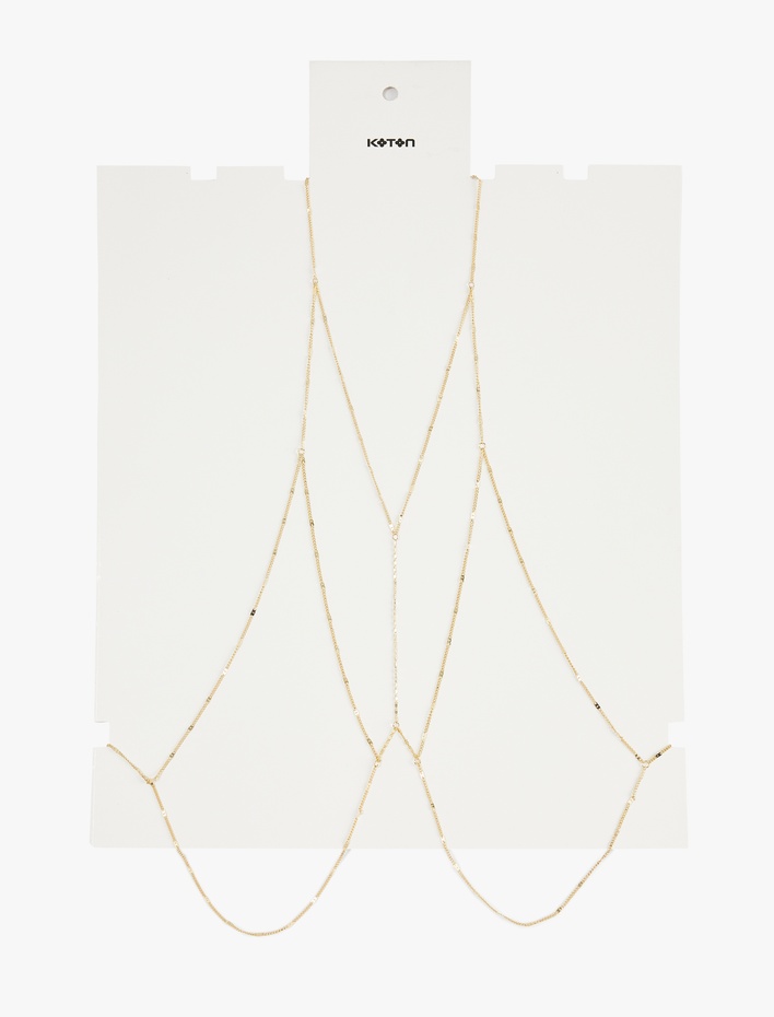 Kadın Zincir Vücut Kolyesi