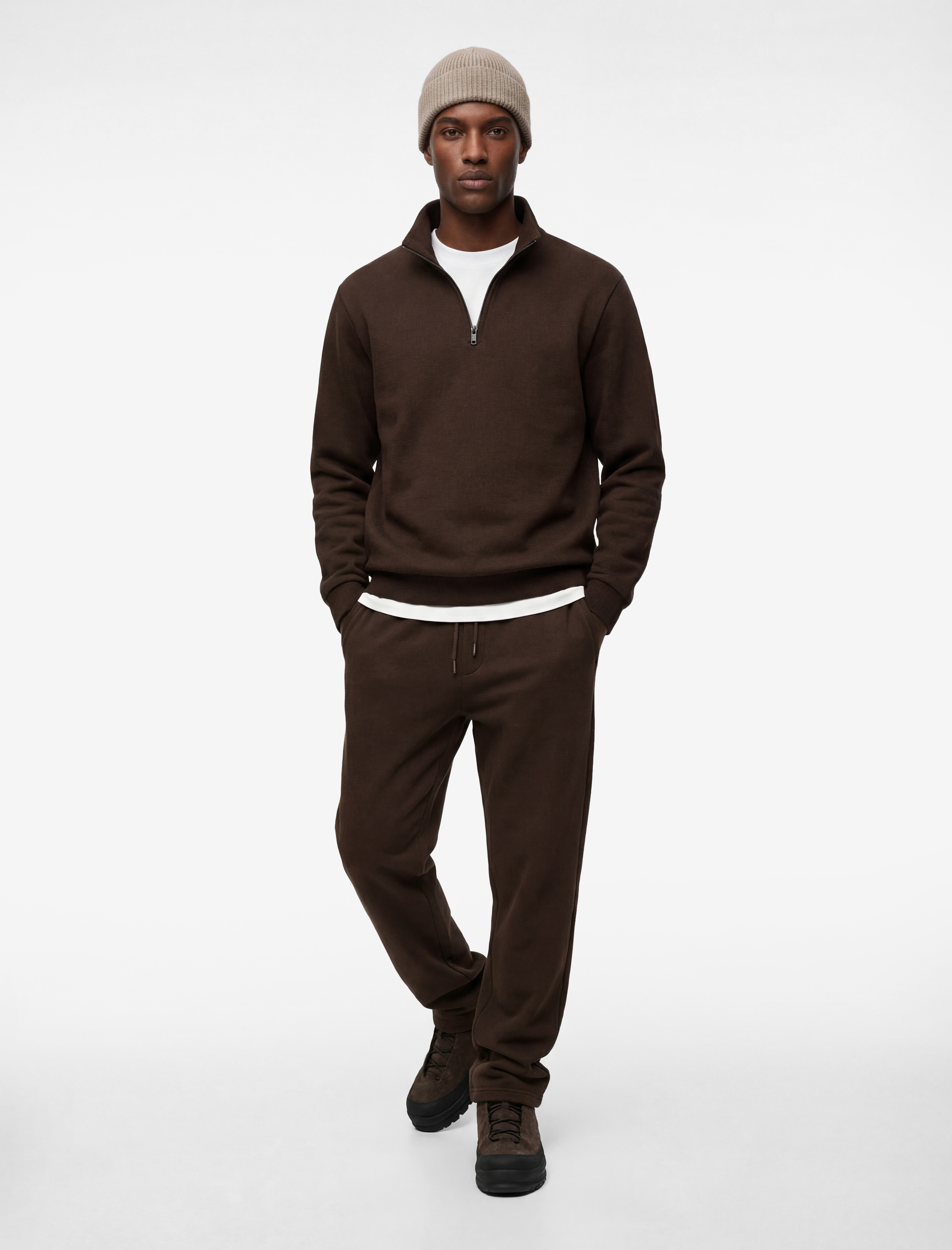   Regular Fit Cepli Beli Bağcıklı Eşofman Altı