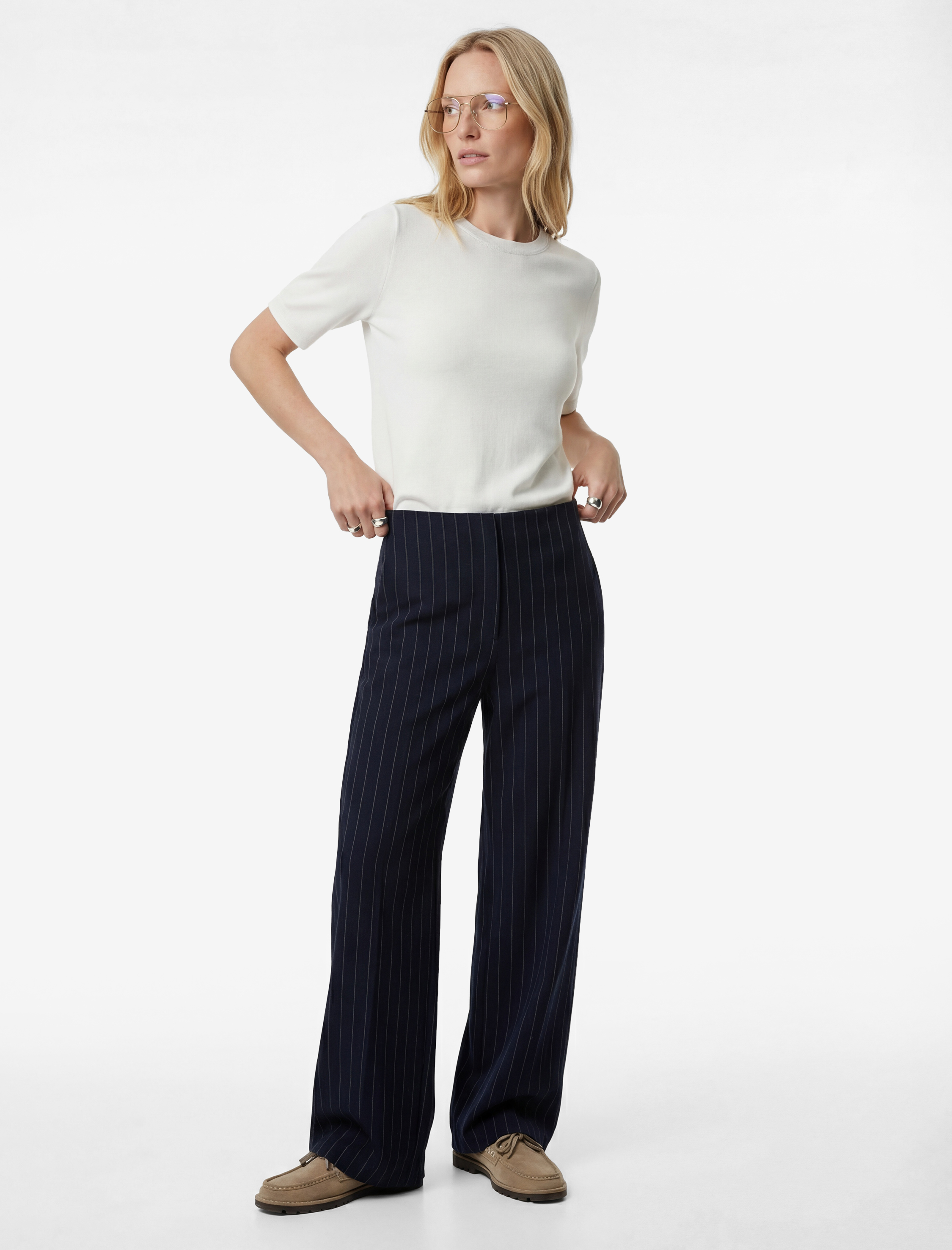   Pamuklu Kısa Kollu Bisiklet Yaka Triko Kazak