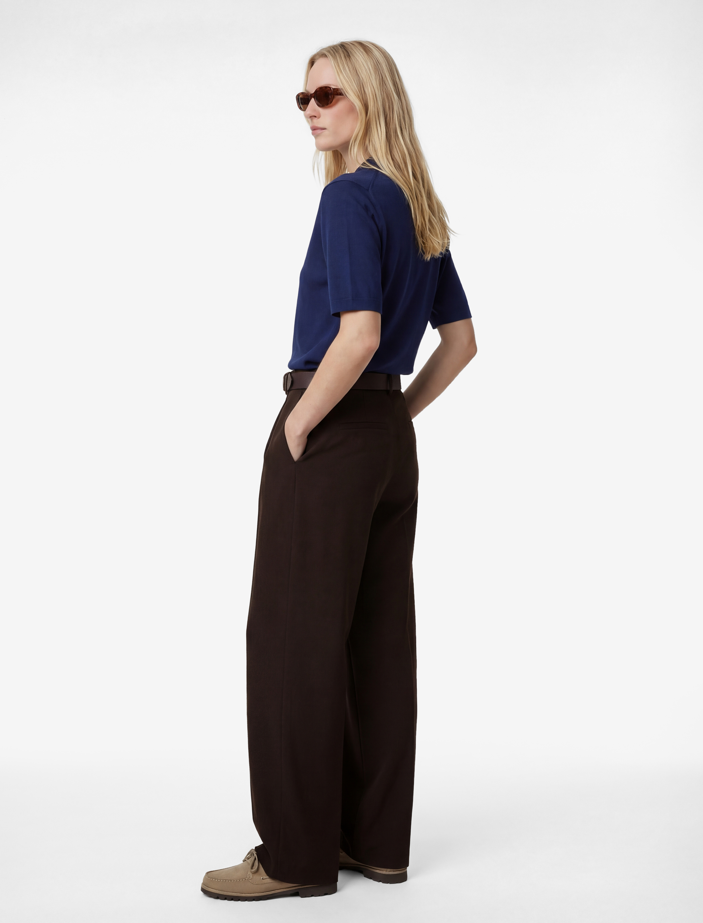   Pamuklu Düğmeli Polo Yaka Kısa Kollu Triko Kazak