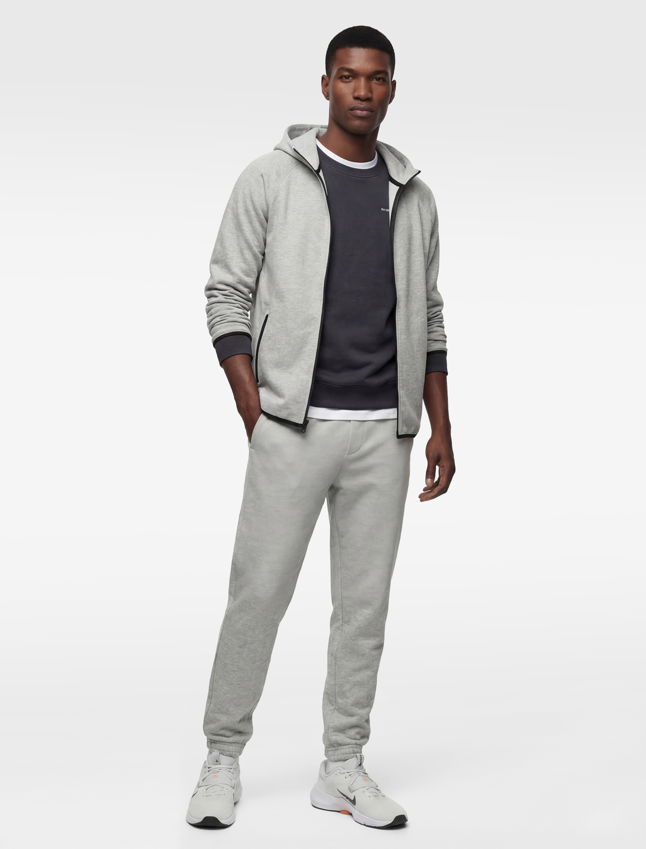   Lastikli Paça Scuba Cepli Beli Bağcıklı Jogger Spor Eşofman Altı