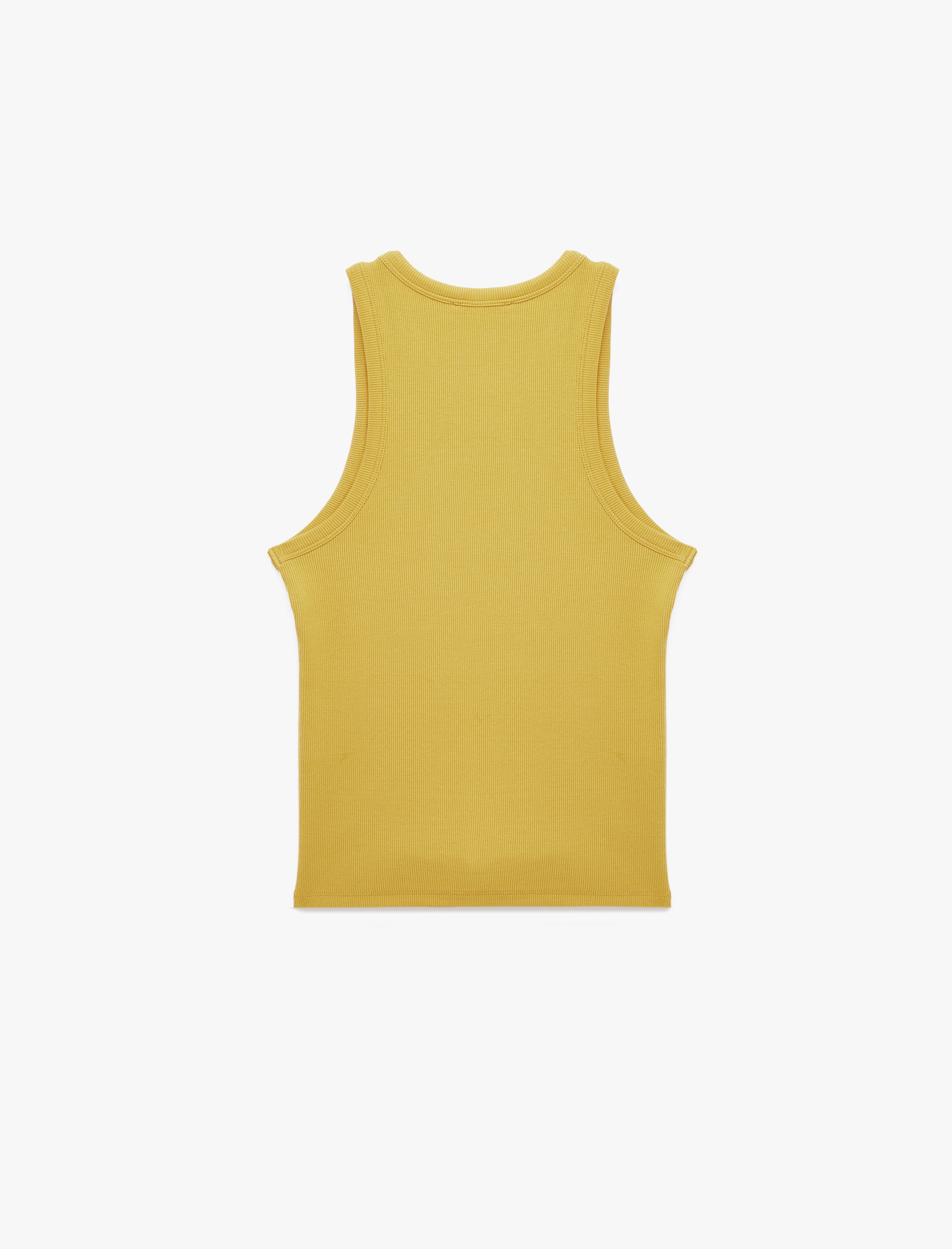   Pamuklu Bisiklet Yaka Fitilli Atlet