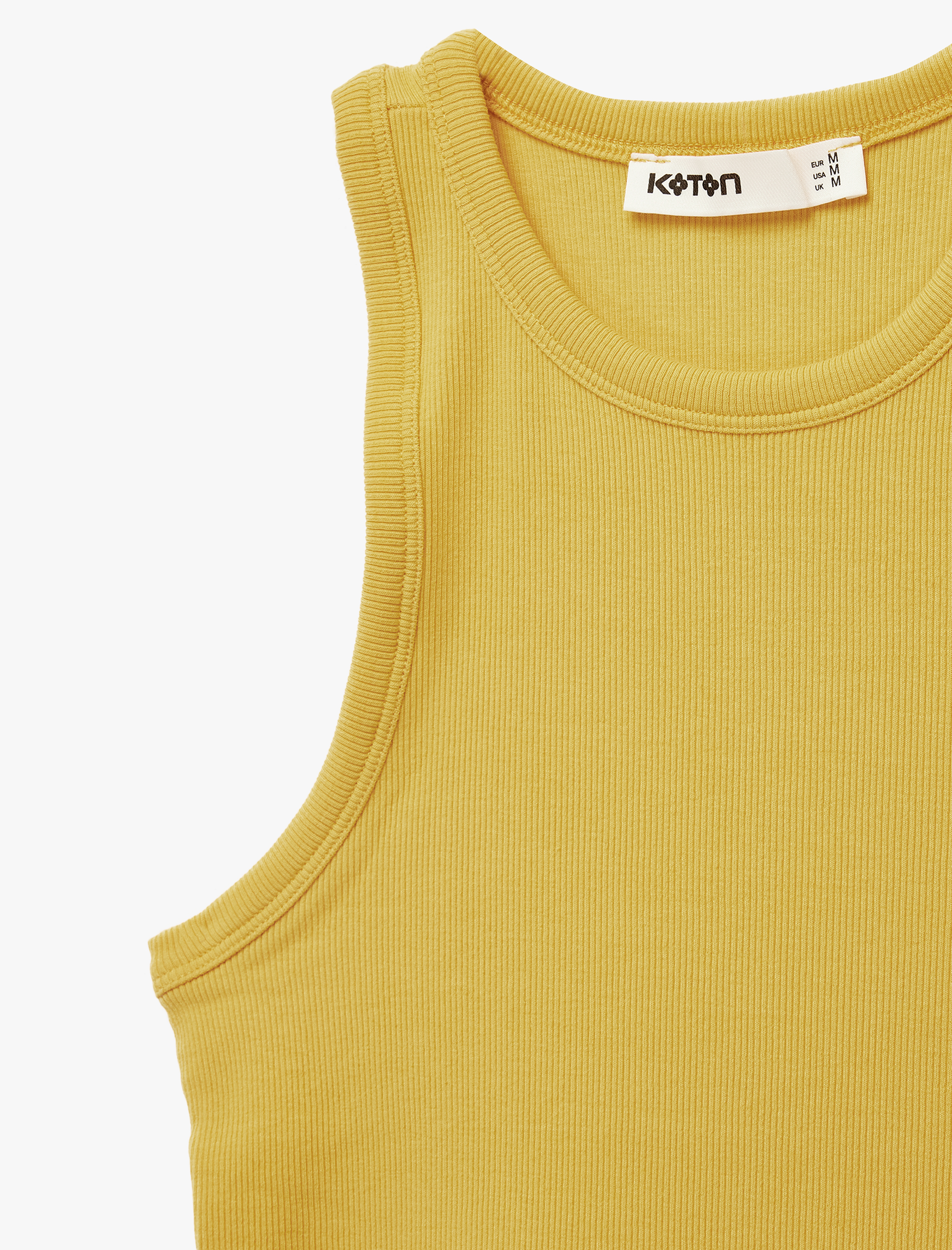   Pamuklu Bisiklet Yaka Fitilli Atlet