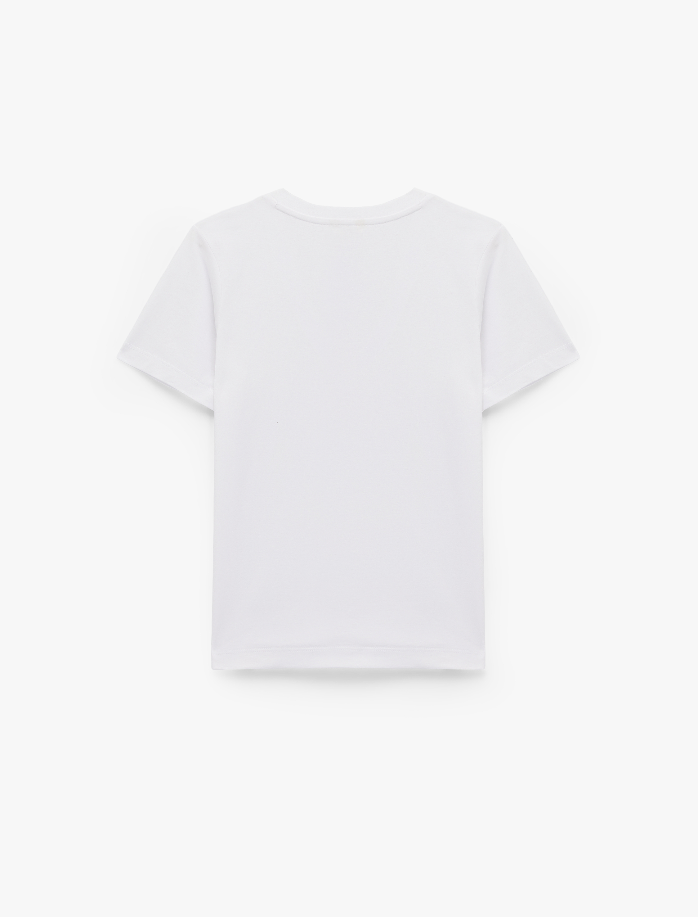   Pamuklu Kısa Kollu V Yaka Basic Tişört