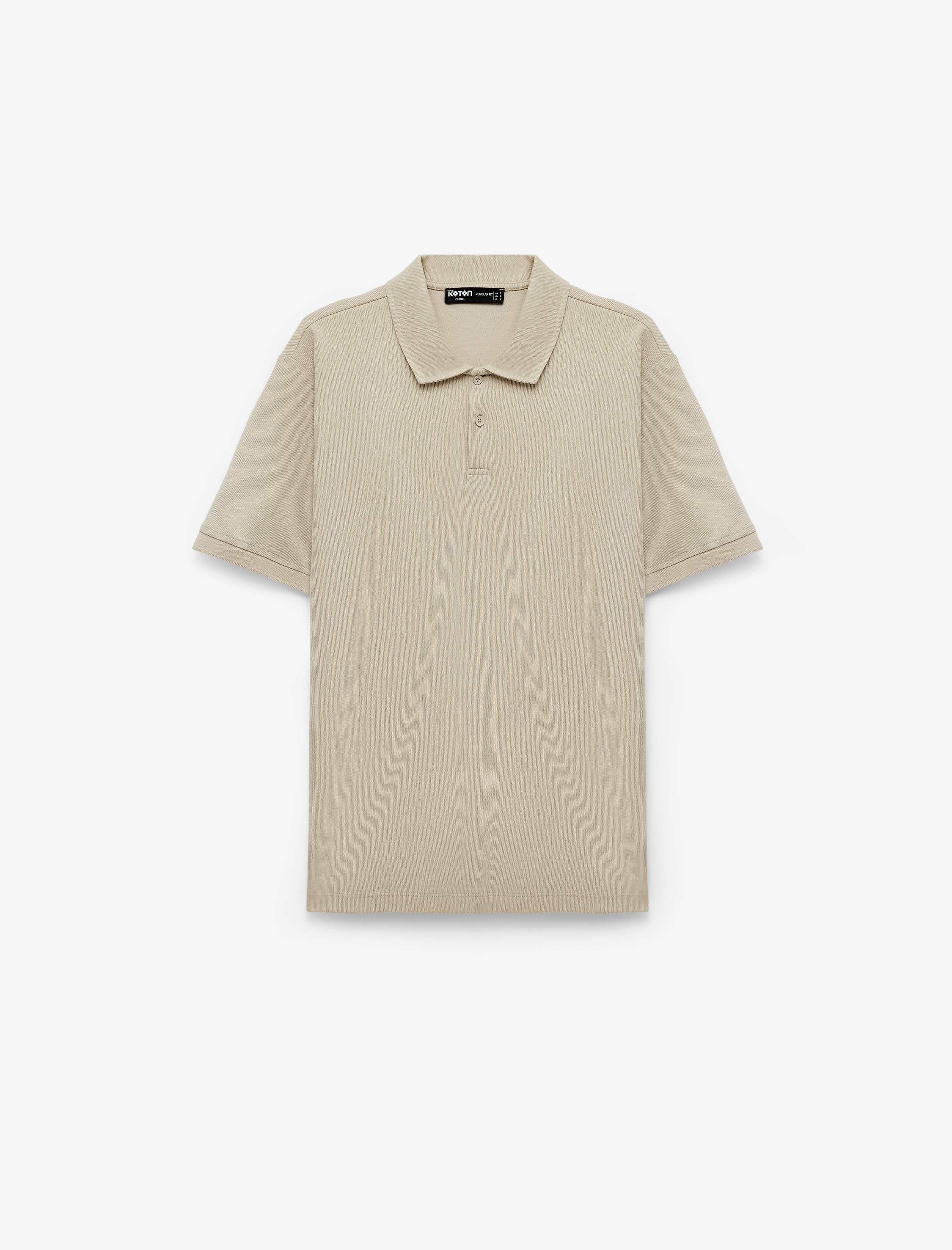   Pamuklu Regular Fit Kısa Kollu Düğmeli Polo Yaka Tişört