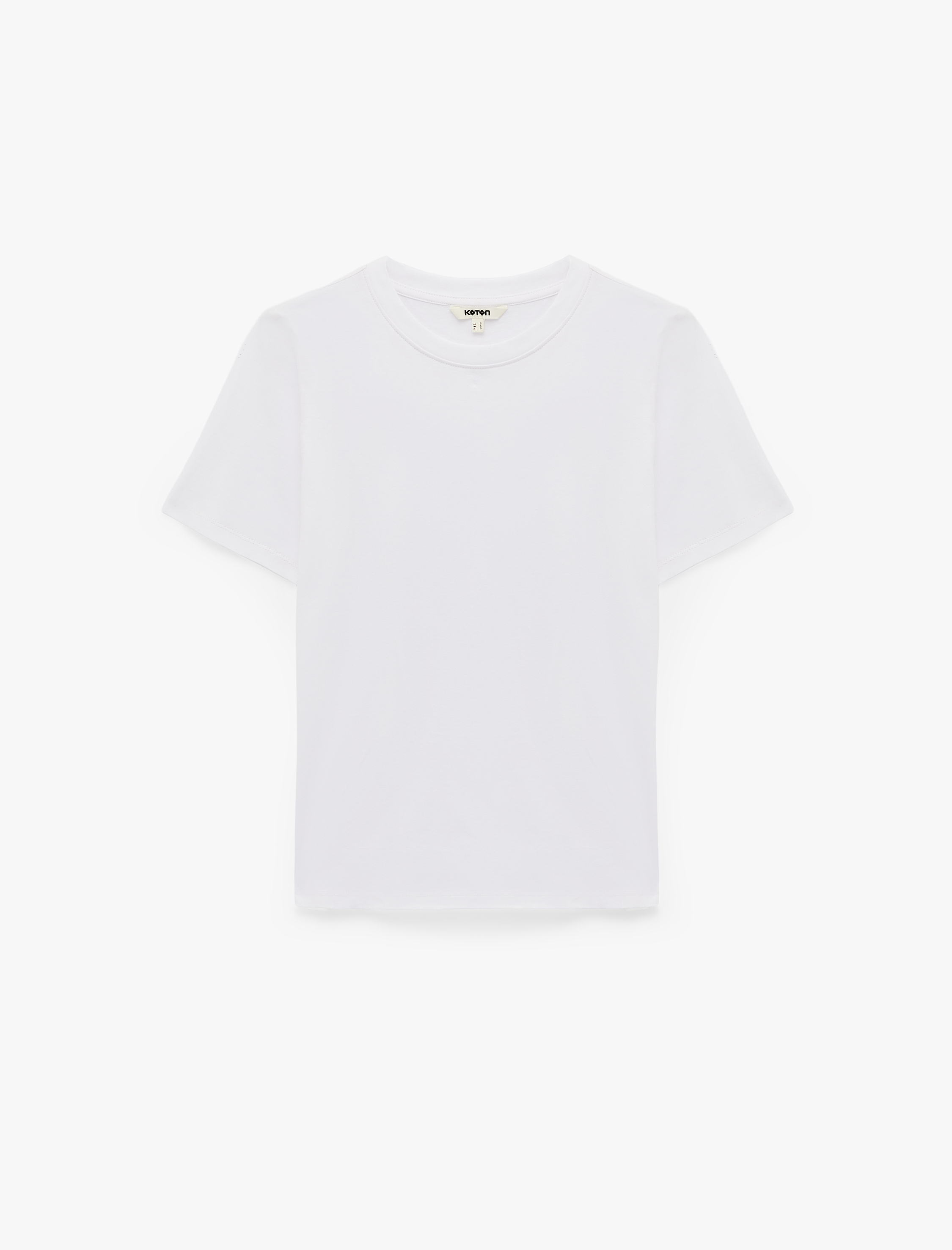   Pamuklu Uzun Kollu Bisiklet Yaka Basic Tişört