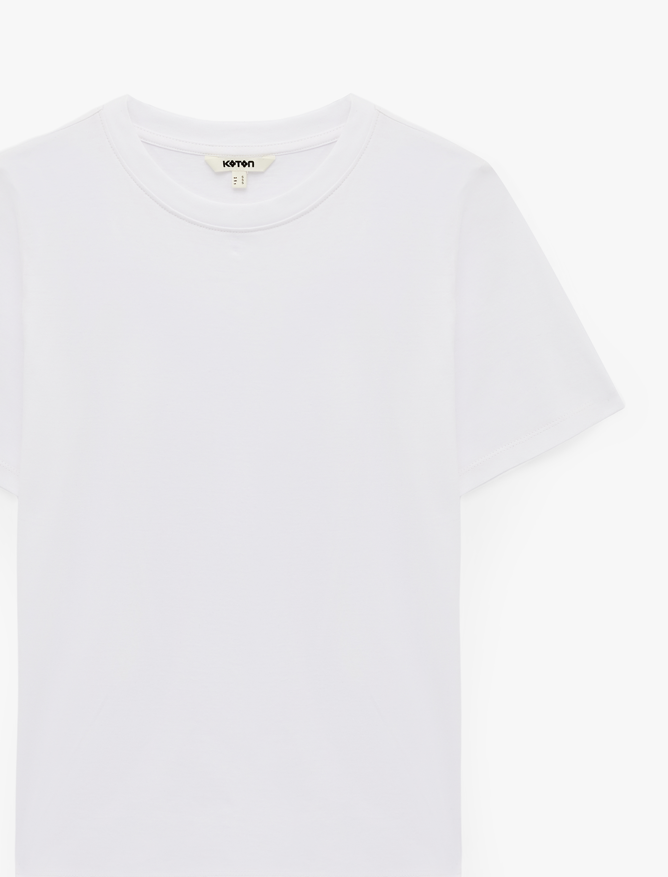   Pamuklu Uzun Kollu Bisiklet Yaka Basic Tişört