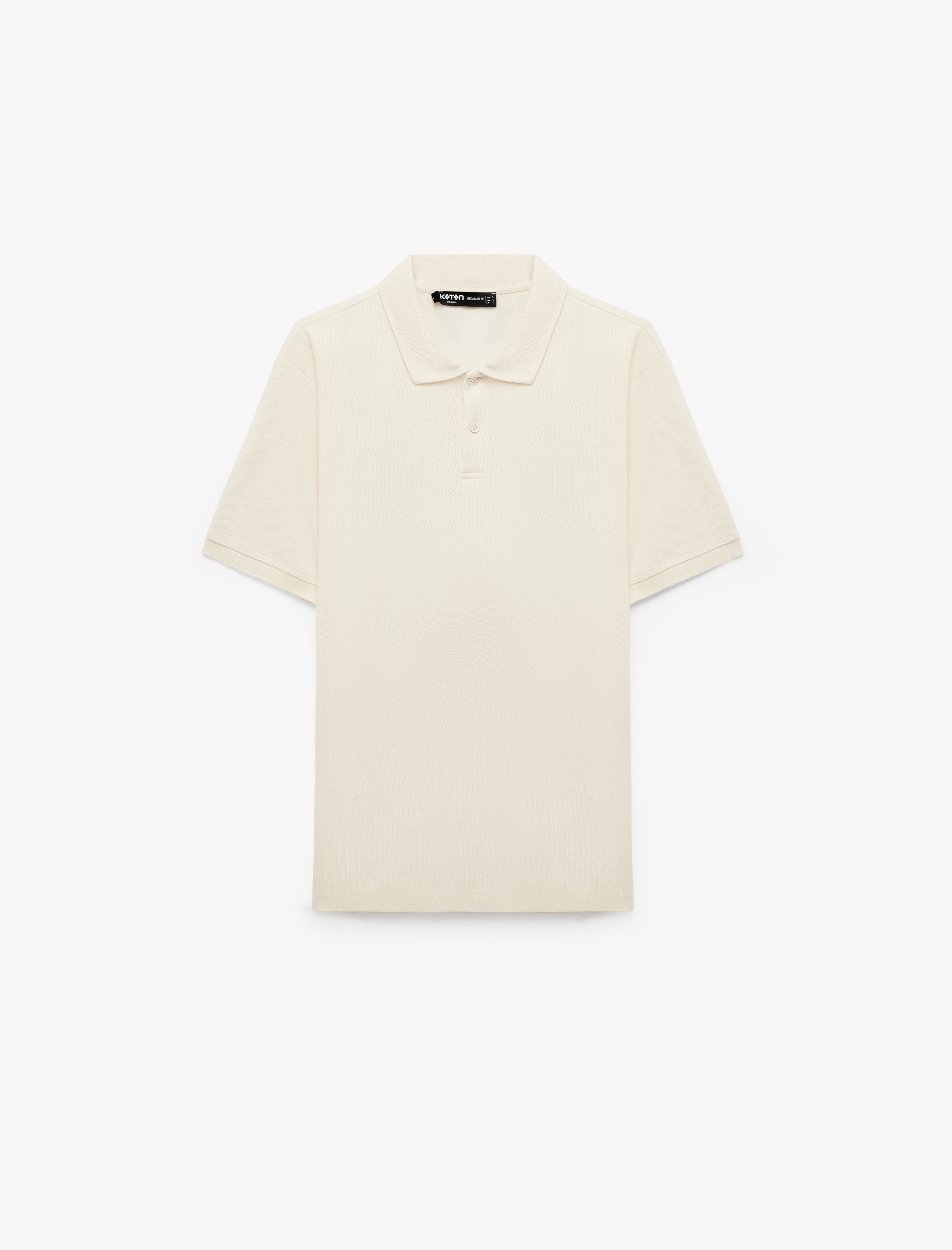   Pamuklu Regular Fit Kısa Kollu Düğmeli Polo Yaka Tişört