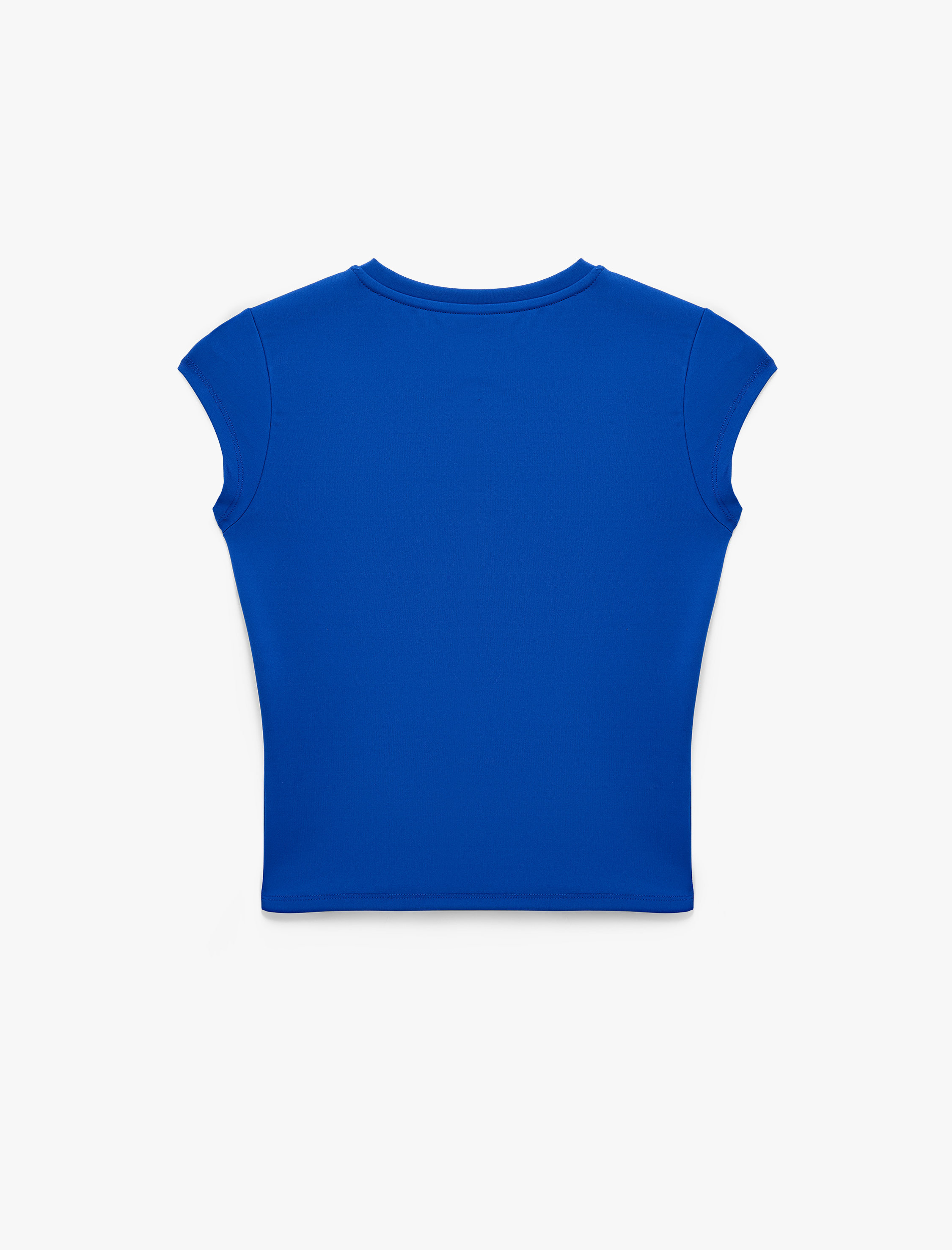   Basic Kısa Kollu Bisiklet Yaka Spor Tişört