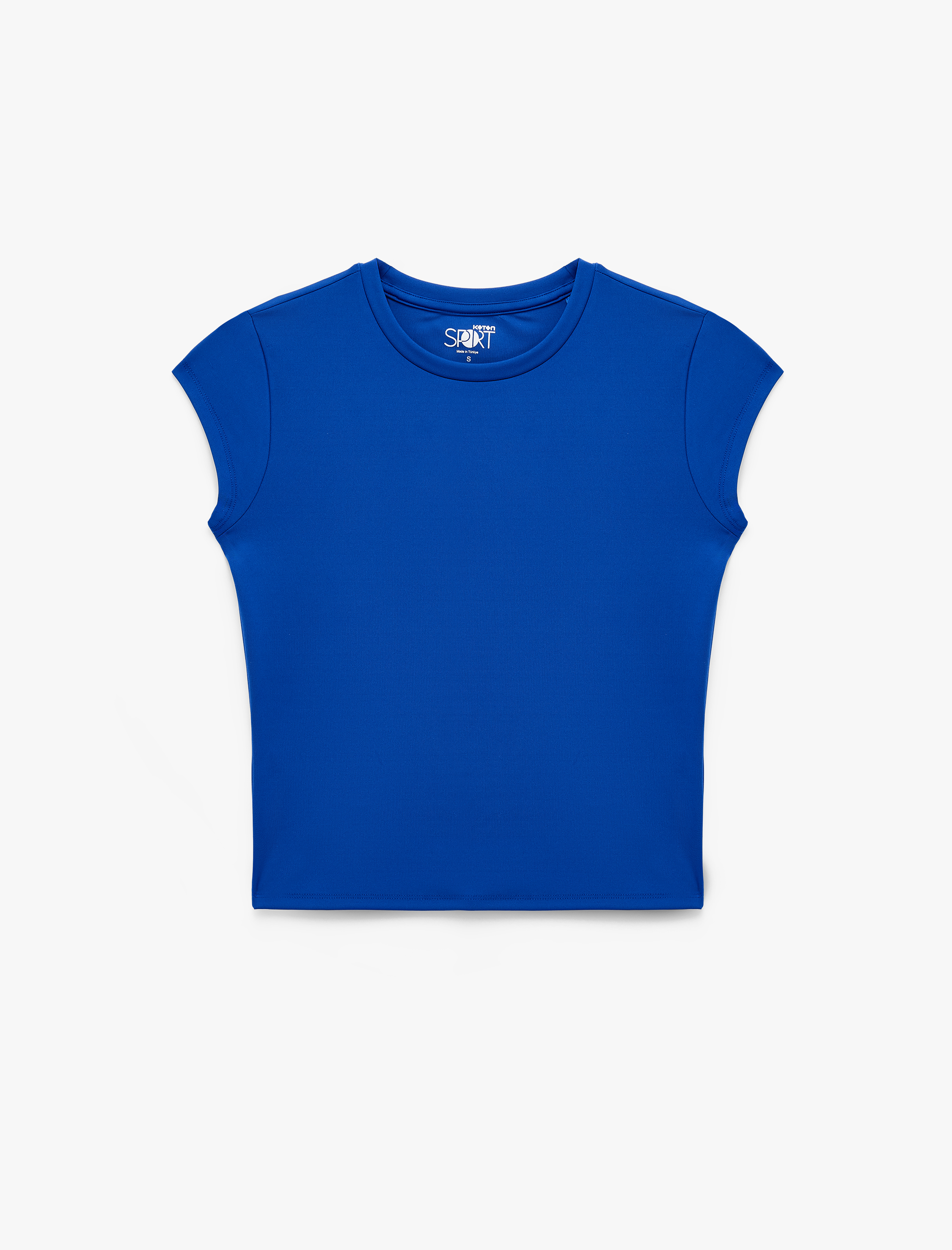   Basic Kısa Kollu Bisiklet Yaka Spor Tişört