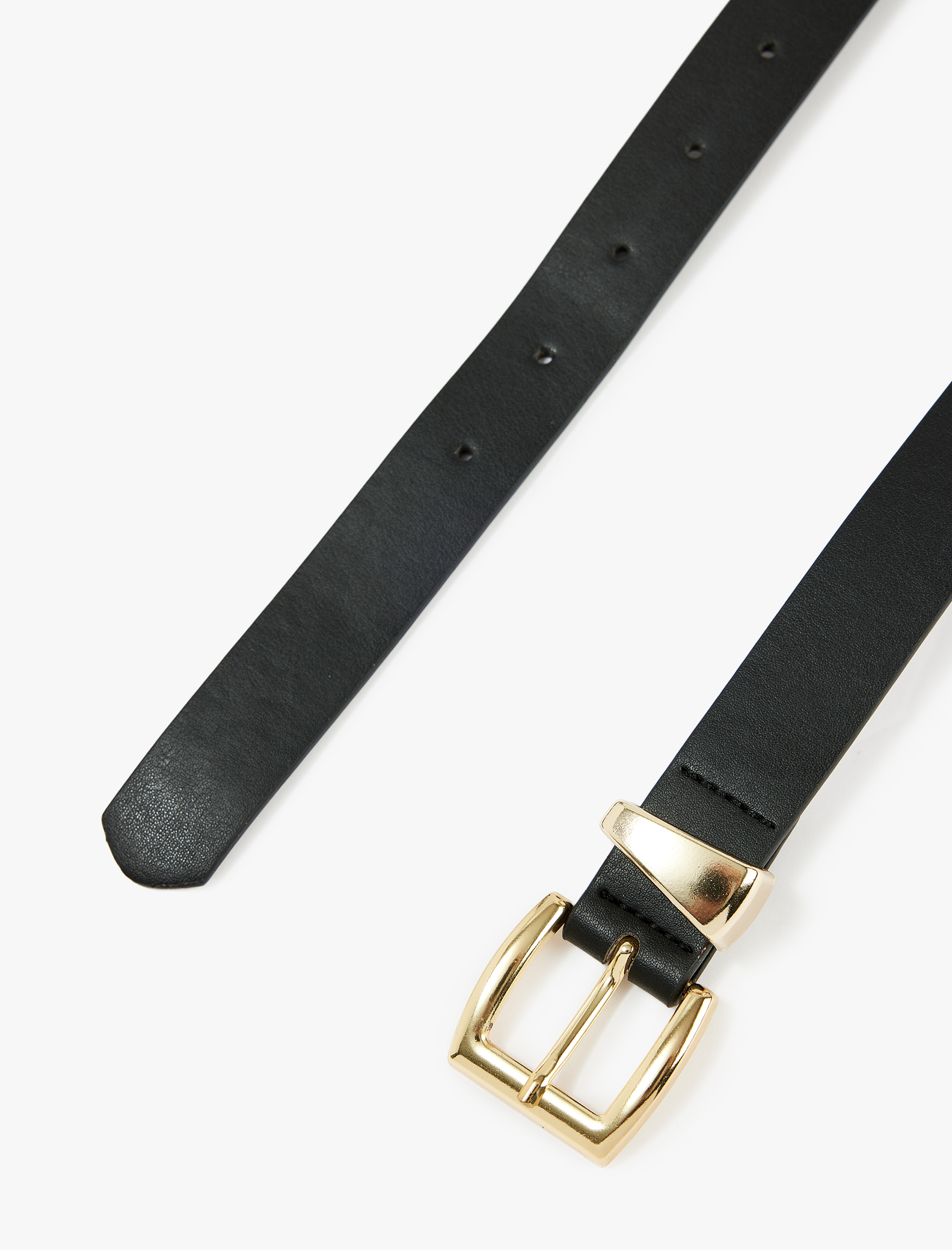  Kadın Metal Tokalı Suni Deri Kemer