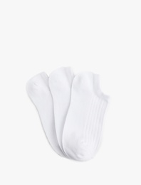 3'lü Pamuklu Basic Görünmez Çorap Seti