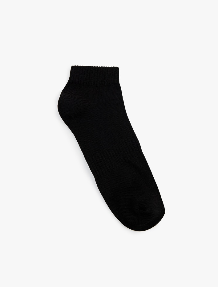 Erkek 3'lü Pamuklu Basic Patik Çorap Seti