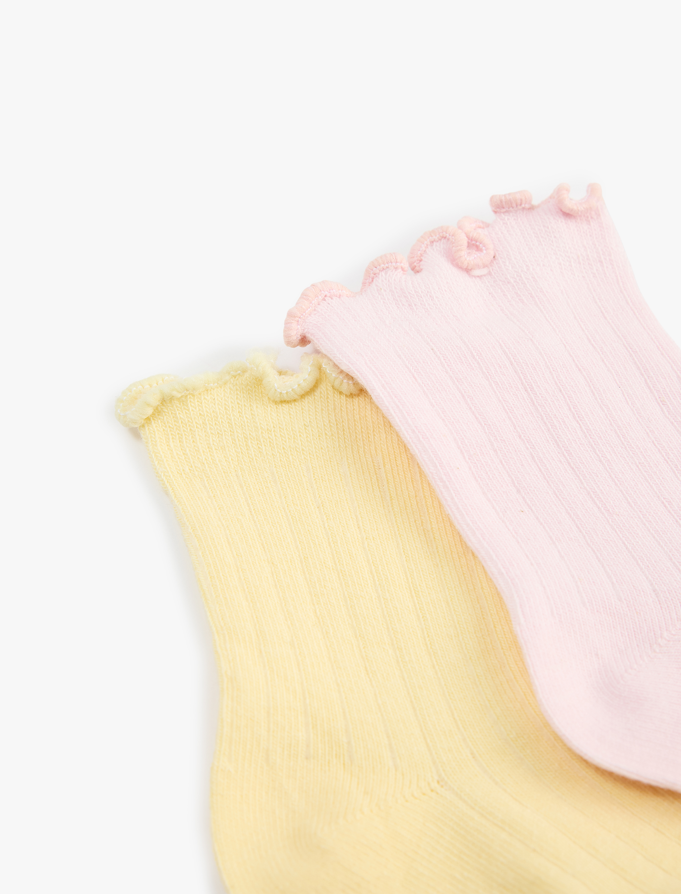  Kız Bebek Pamuklu 2'li Çorap Seti