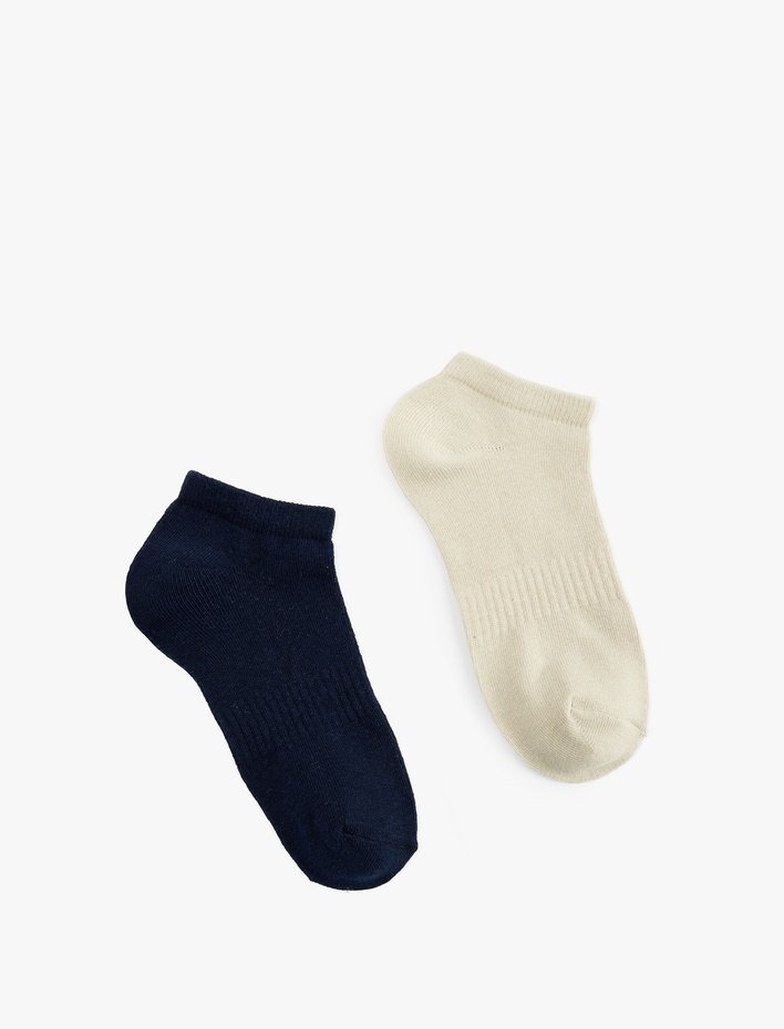 Kadın 2'li Pamuklu Patik Spor Çorap Seti