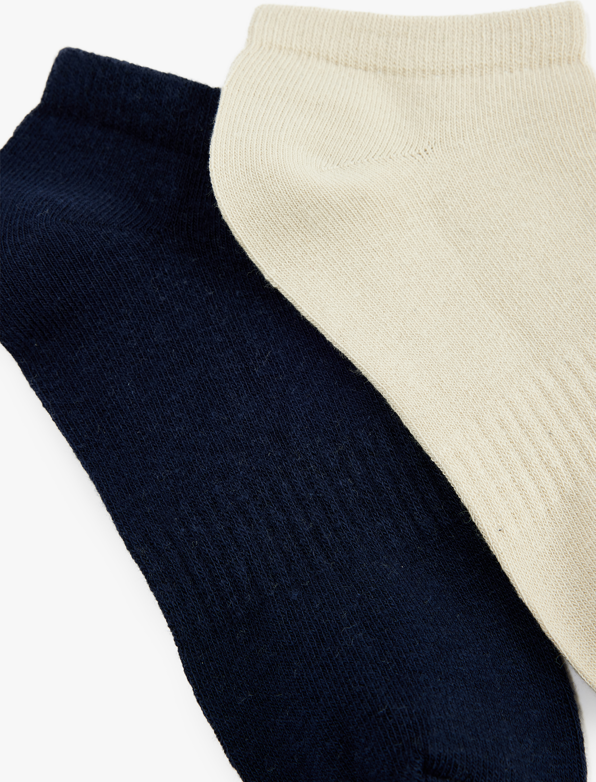  Kadın 2'li Pamuklu Patik Spor Çorap Seti