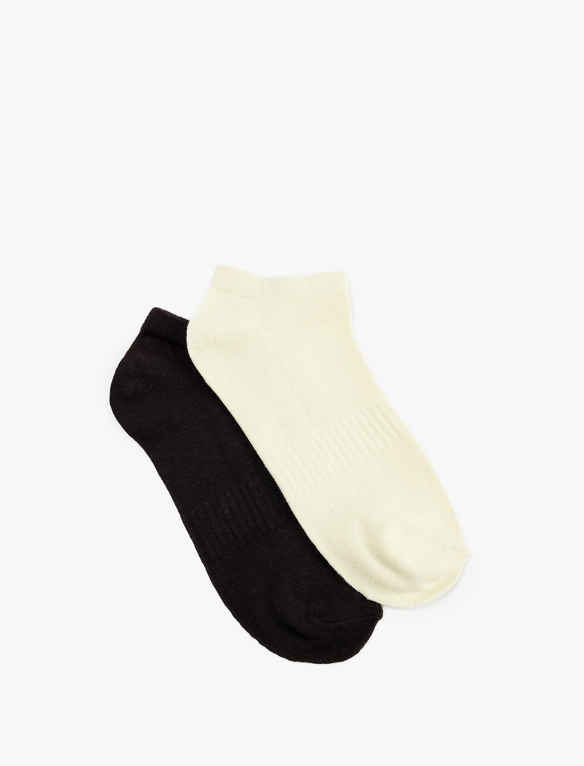  Kadın 2'li Pamuklu Patik Spor Çorap Seti