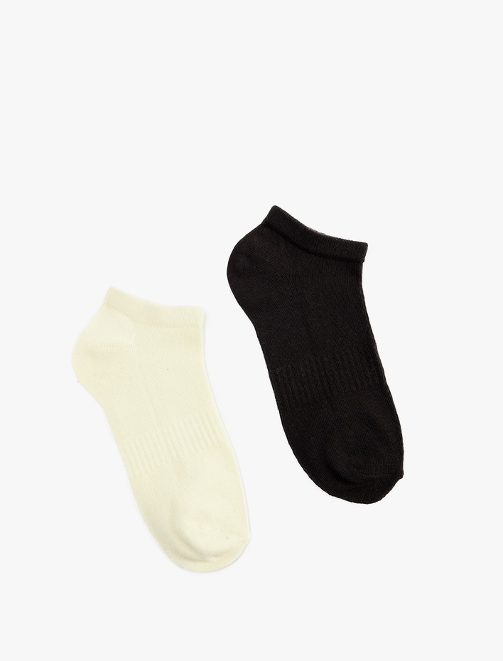 Kadın 2'li Pamuklu Patik Spor Çorap Seti