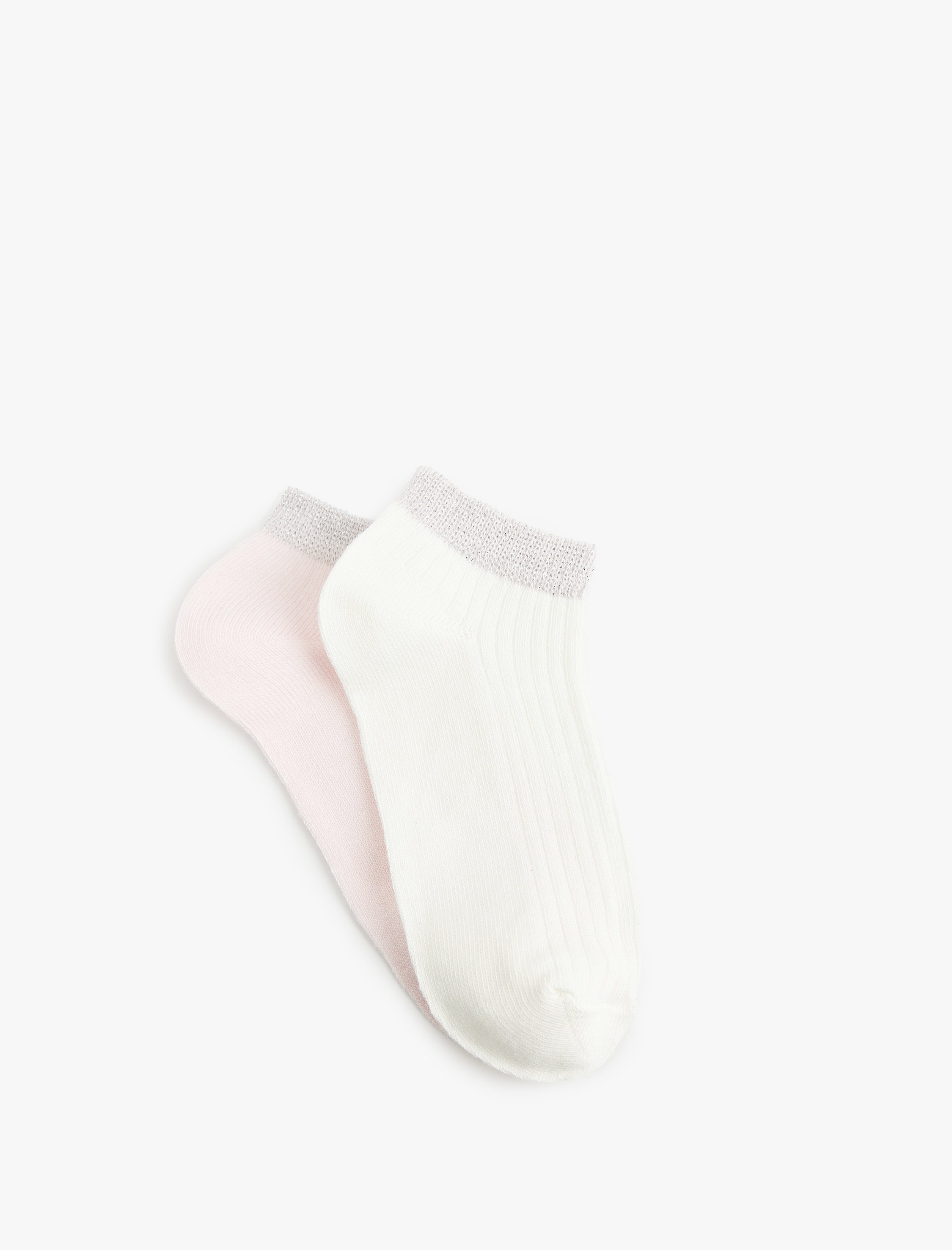  Kız Çocuk Pamuklu 2'li Çorap Seti