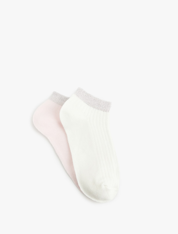 Kız Çocuk Pamuklu 2'li Çorap Seti