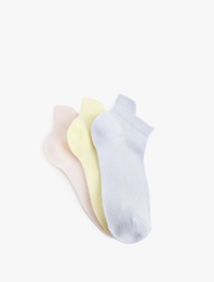 Pamuklu Basic 3'lü Patik Çorap Seti