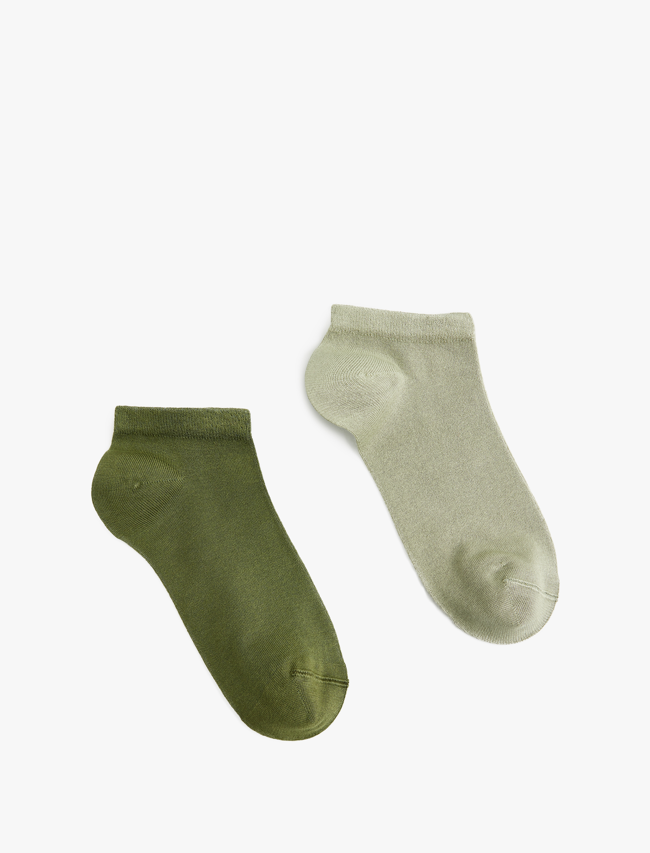  Kadın Modal Karışımlı 2'li Patik Çorap Seti