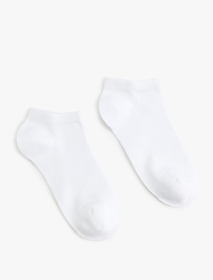 Kadın Modal Karışımlı 2'li Patik Çorap Seti