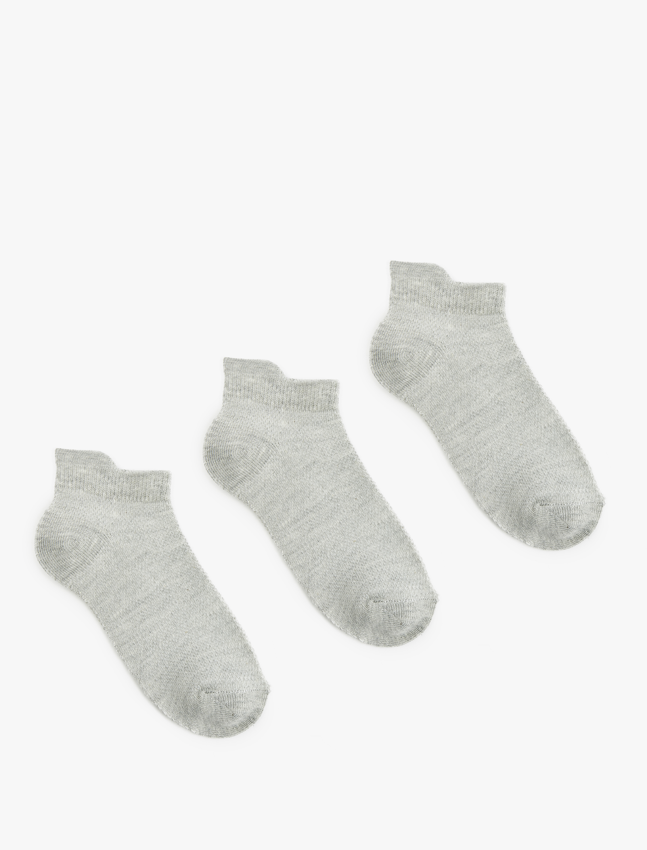  Erkek Çocuk Pamuklu 3'lü Patik Çorap Seti