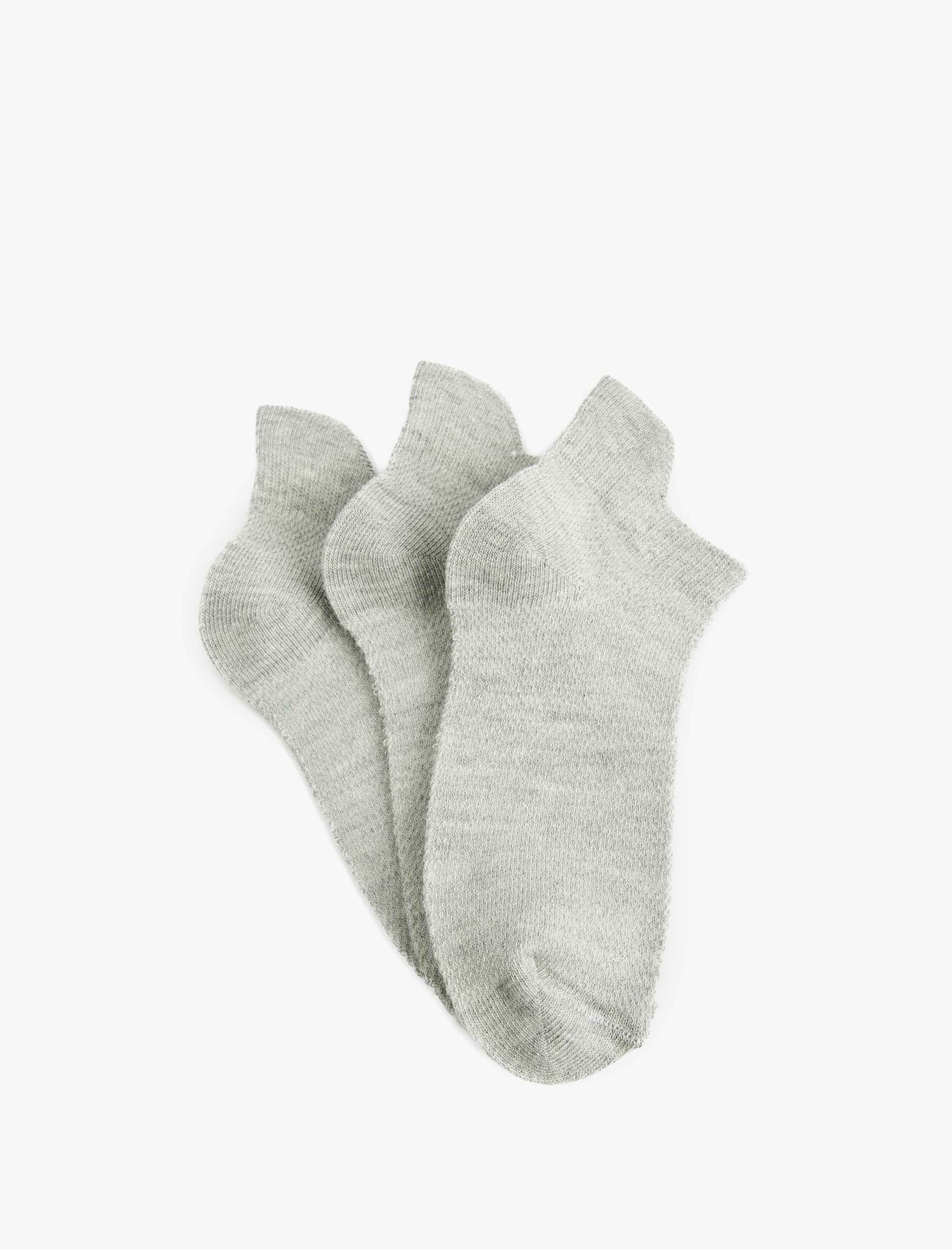  Erkek Çocuk Pamuklu 3'lü Patik Çorap Seti