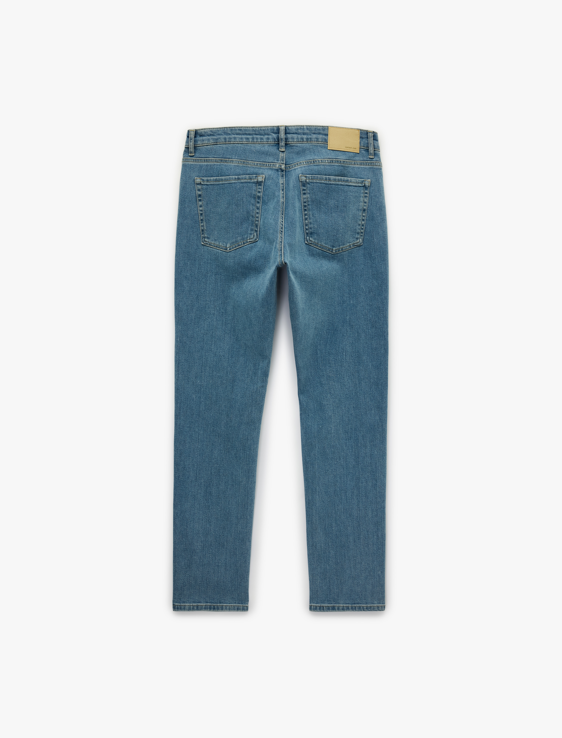  Normal Bel Cepli Slim Fit Jean Pantolon - Brad Jean