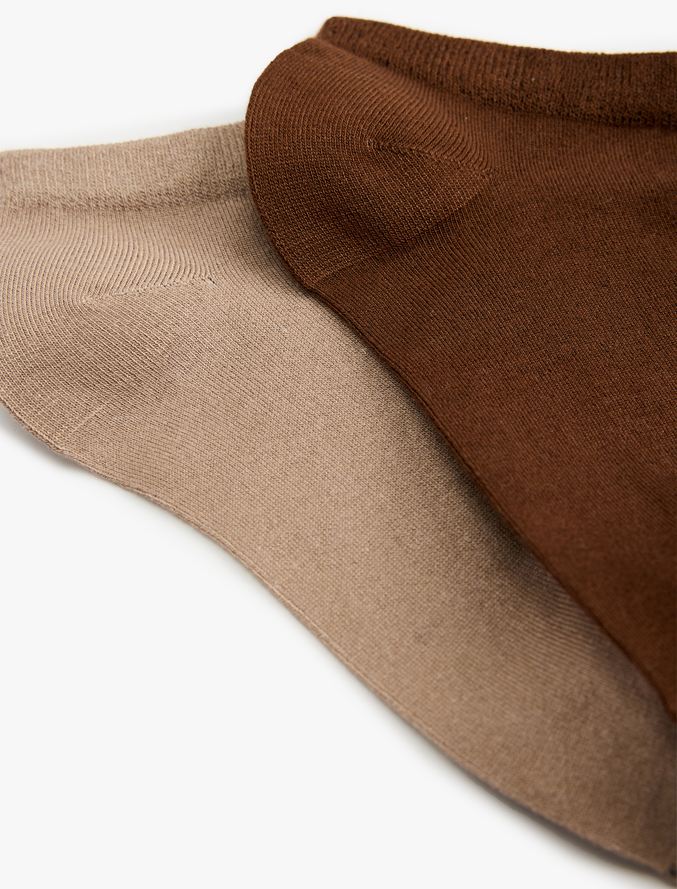  Kadın Modal Karışımlı 2'li Patik Çorap Seti