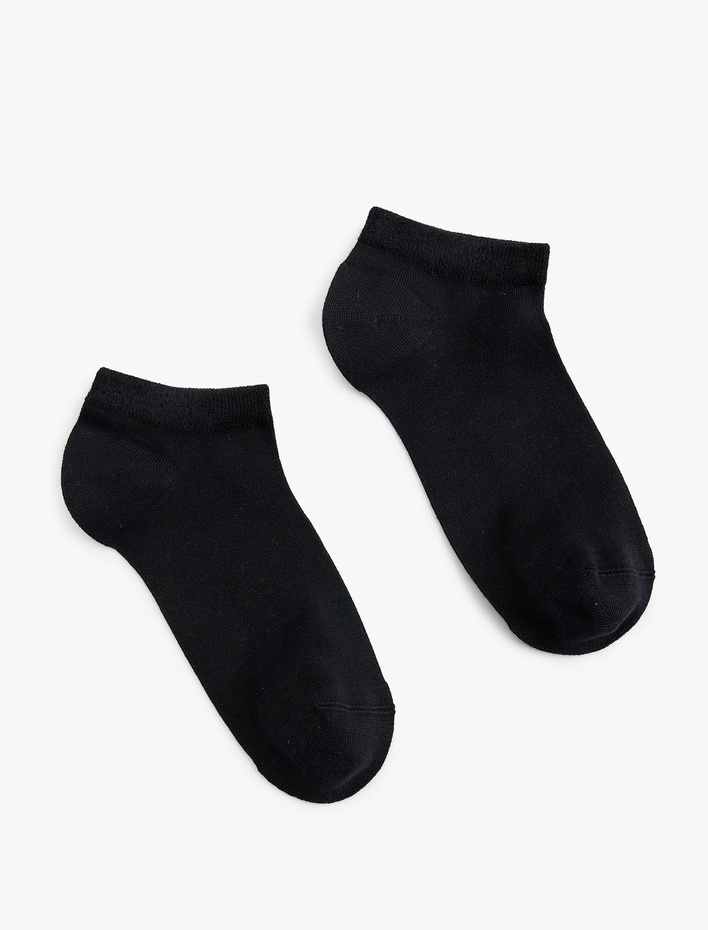 Kadın Modal Karışımlı 2'li Patik Çorap Seti