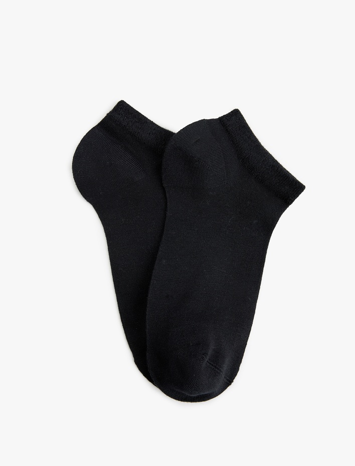 Kadın Modal Karışımlı 2'li Patik Çorap Seti