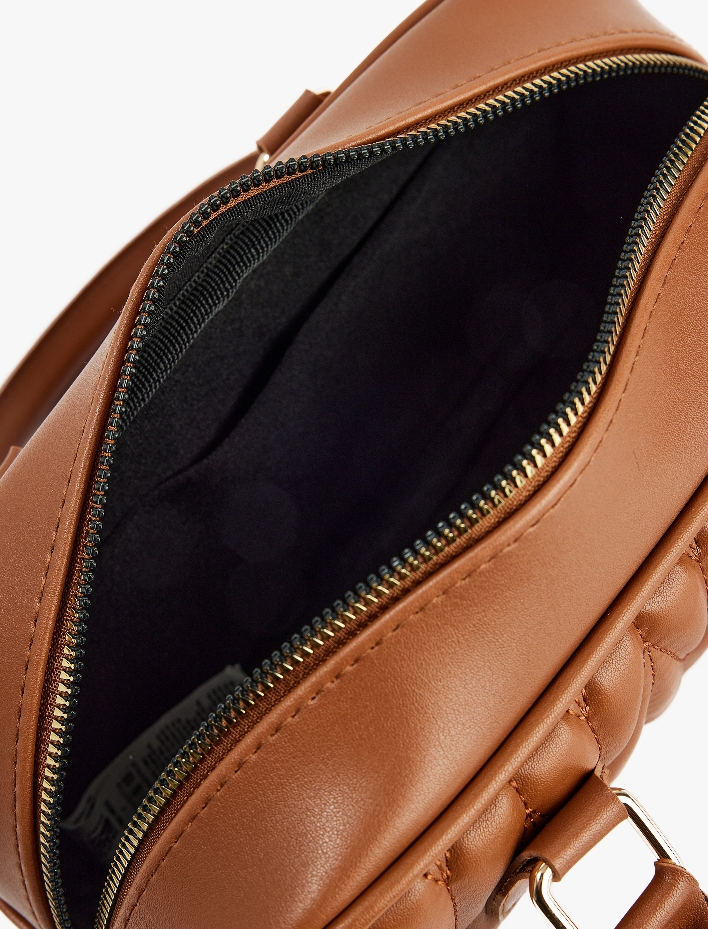  Kadın Dikiş Detaylı Fermuarlı Saplı Askılı Suni Deri El ve Omuz  Çantası